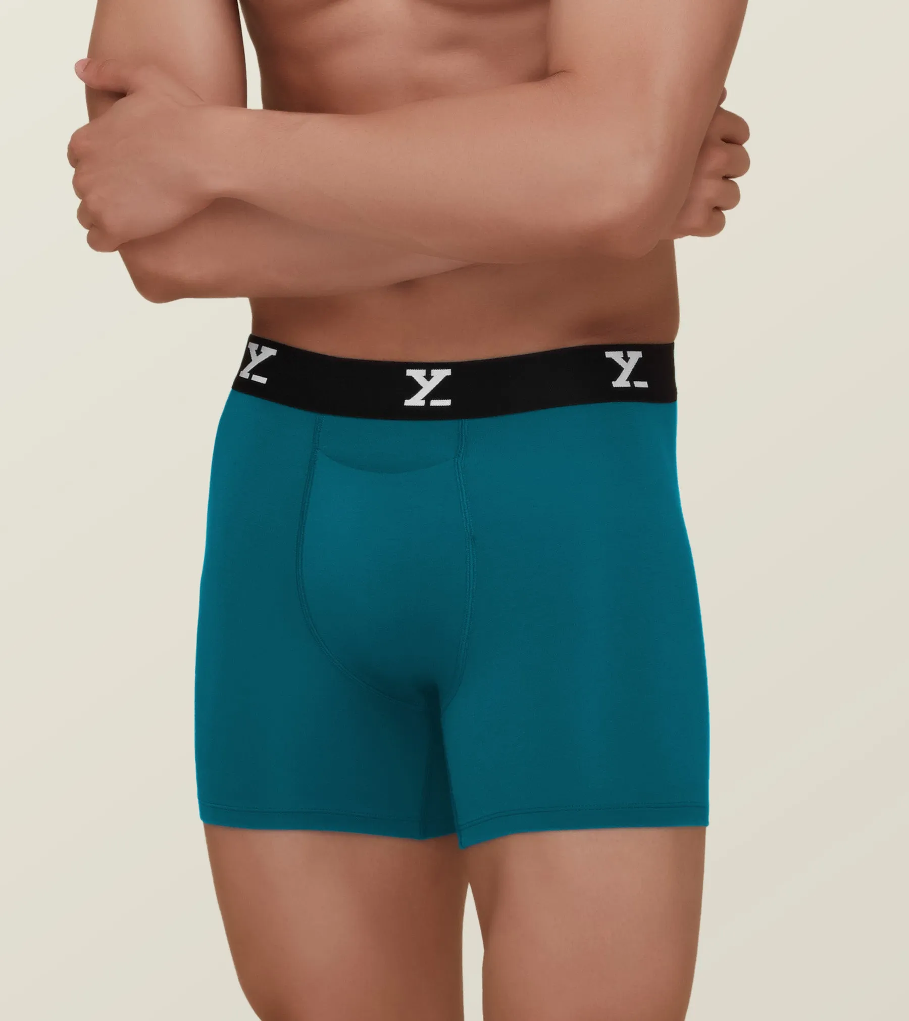 Ace Modal Boxer Briefs Aqua Blue