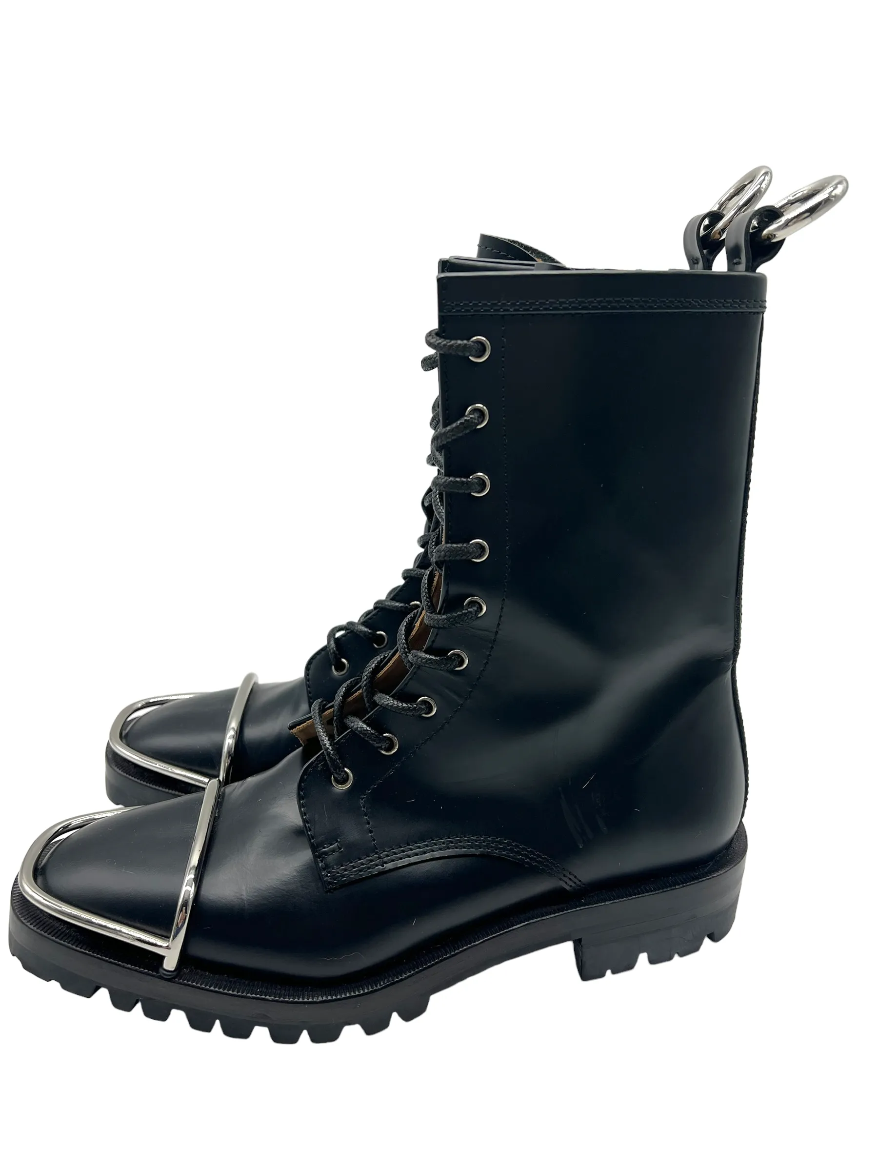 Alexander Wang Black Kennah Size 38 Combat Boots