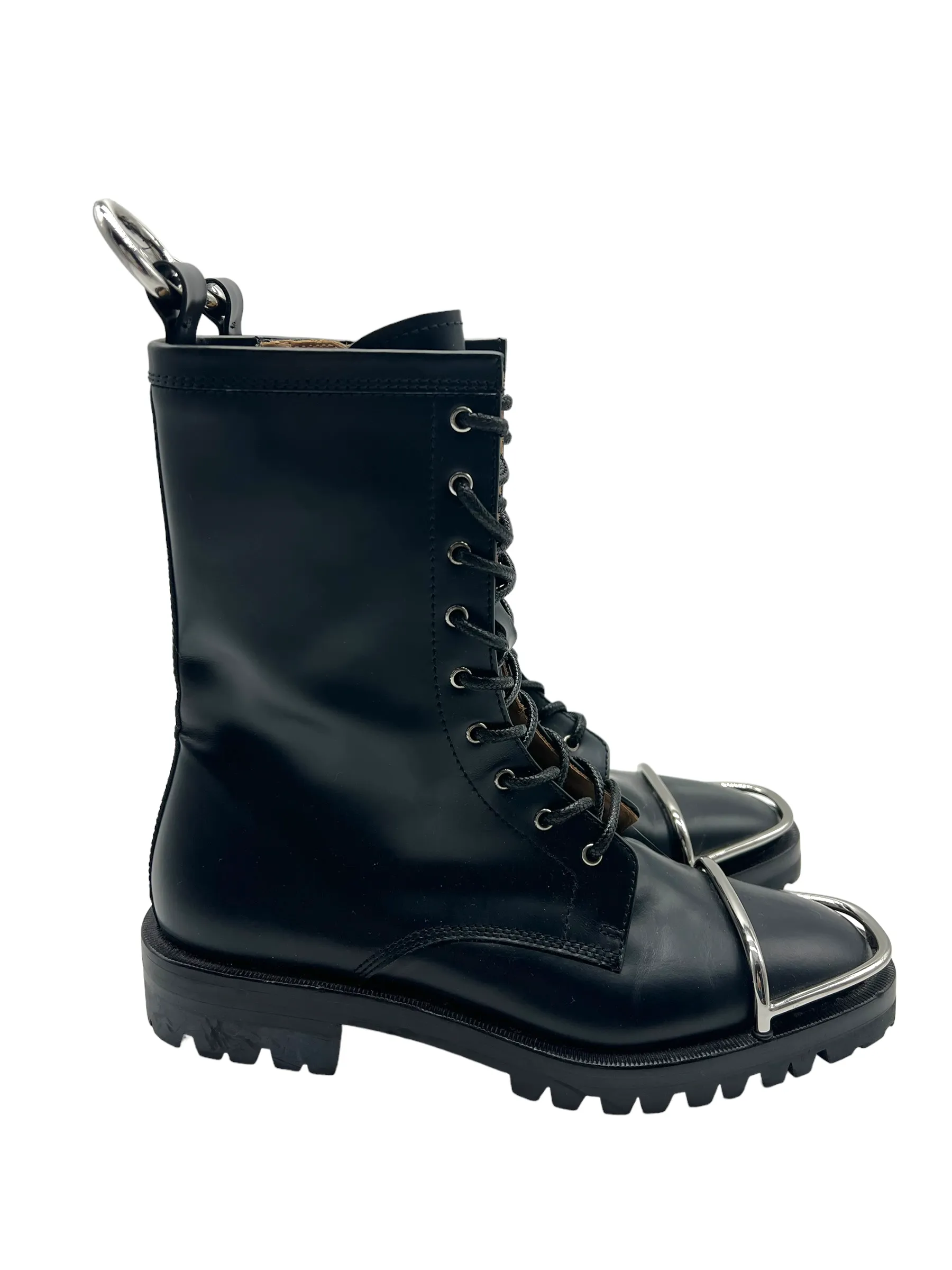 Alexander Wang Black Kennah Size 38 Combat Boots