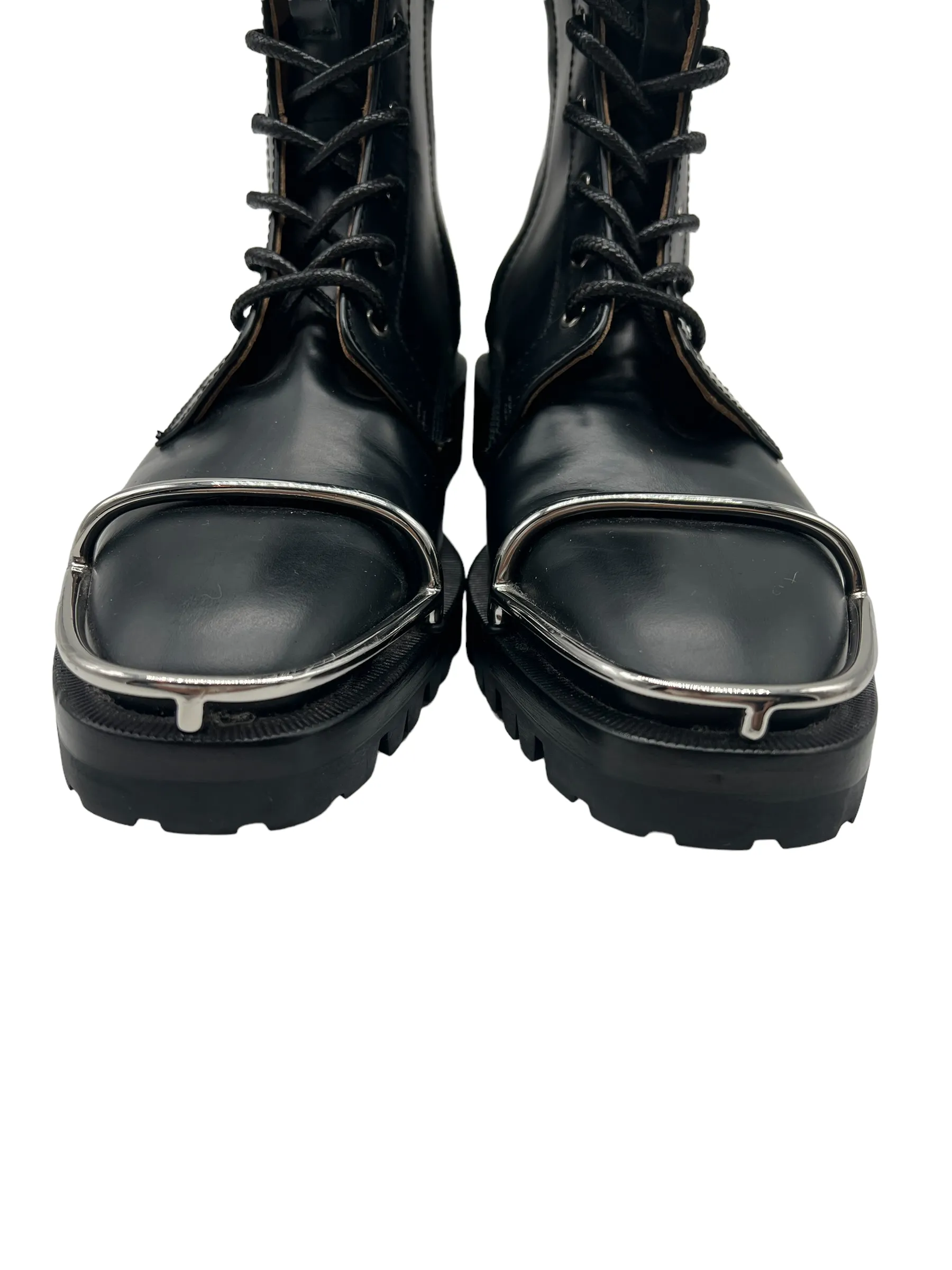 Alexander Wang Black Kennah Size 38 Combat Boots