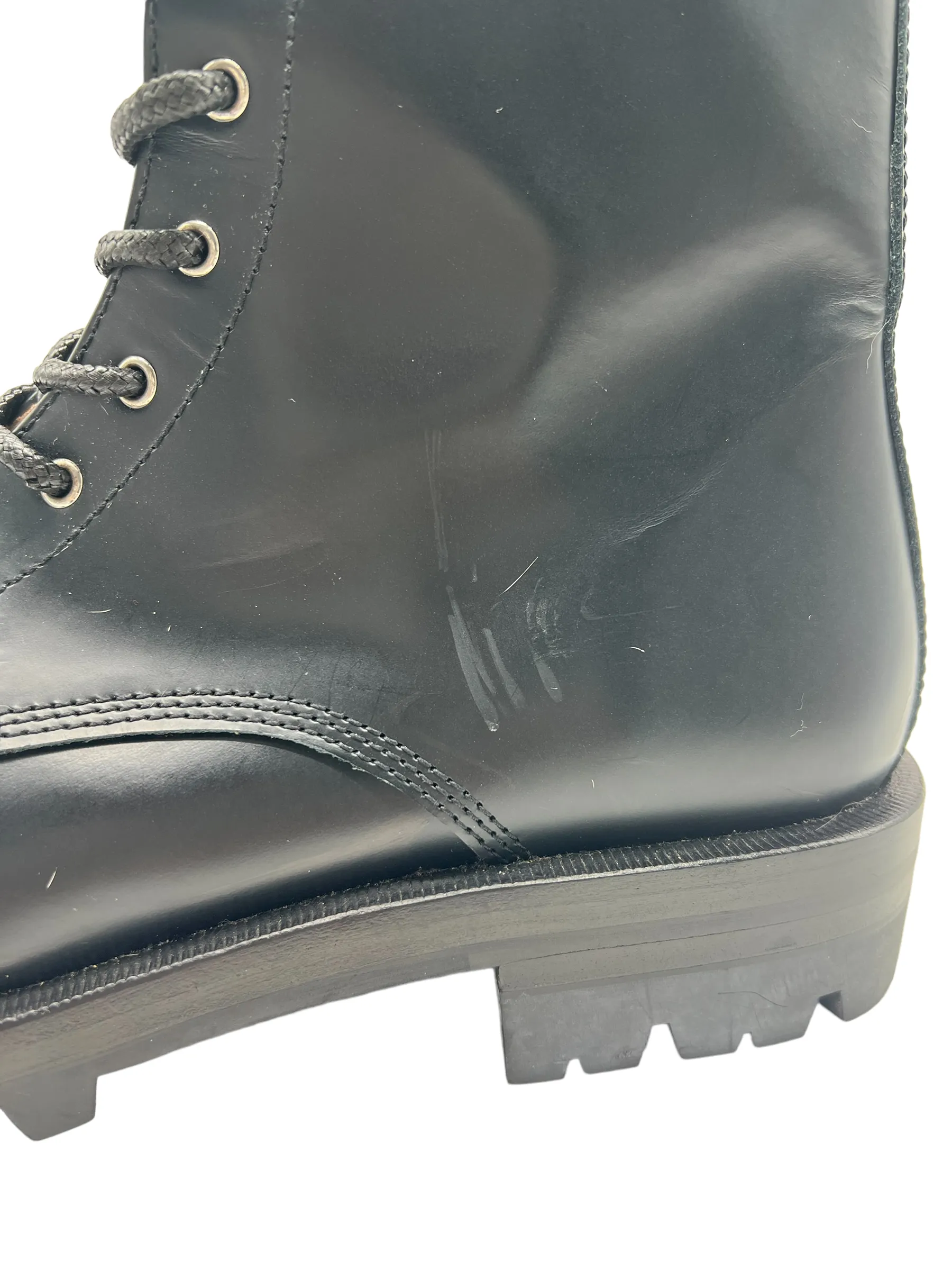 Alexander Wang Black Kennah Size 38 Combat Boots