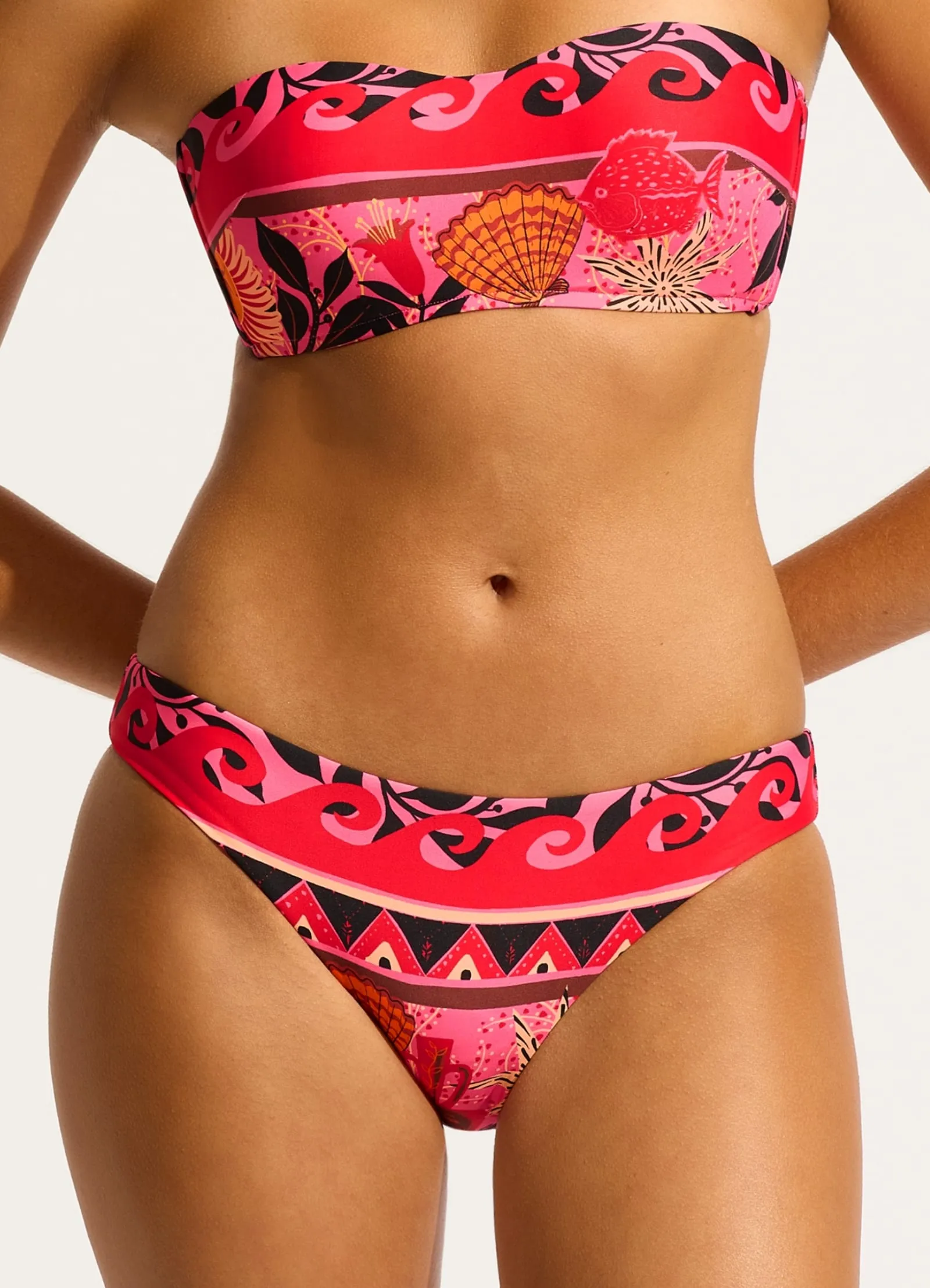 Atlantis Hipster Bikini Bottom - Paradise Pink