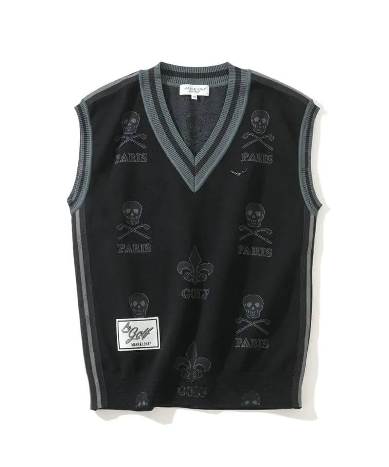 Atlas Jacquard Knit Vest | MEN