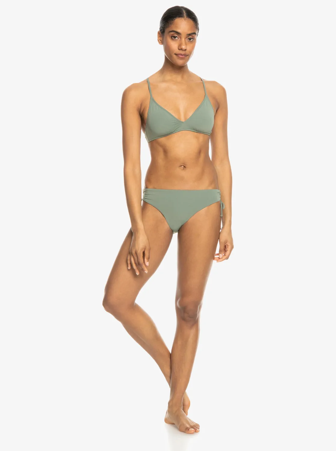 Beach Classics Hipster Bikini Bottoms - Agave Green