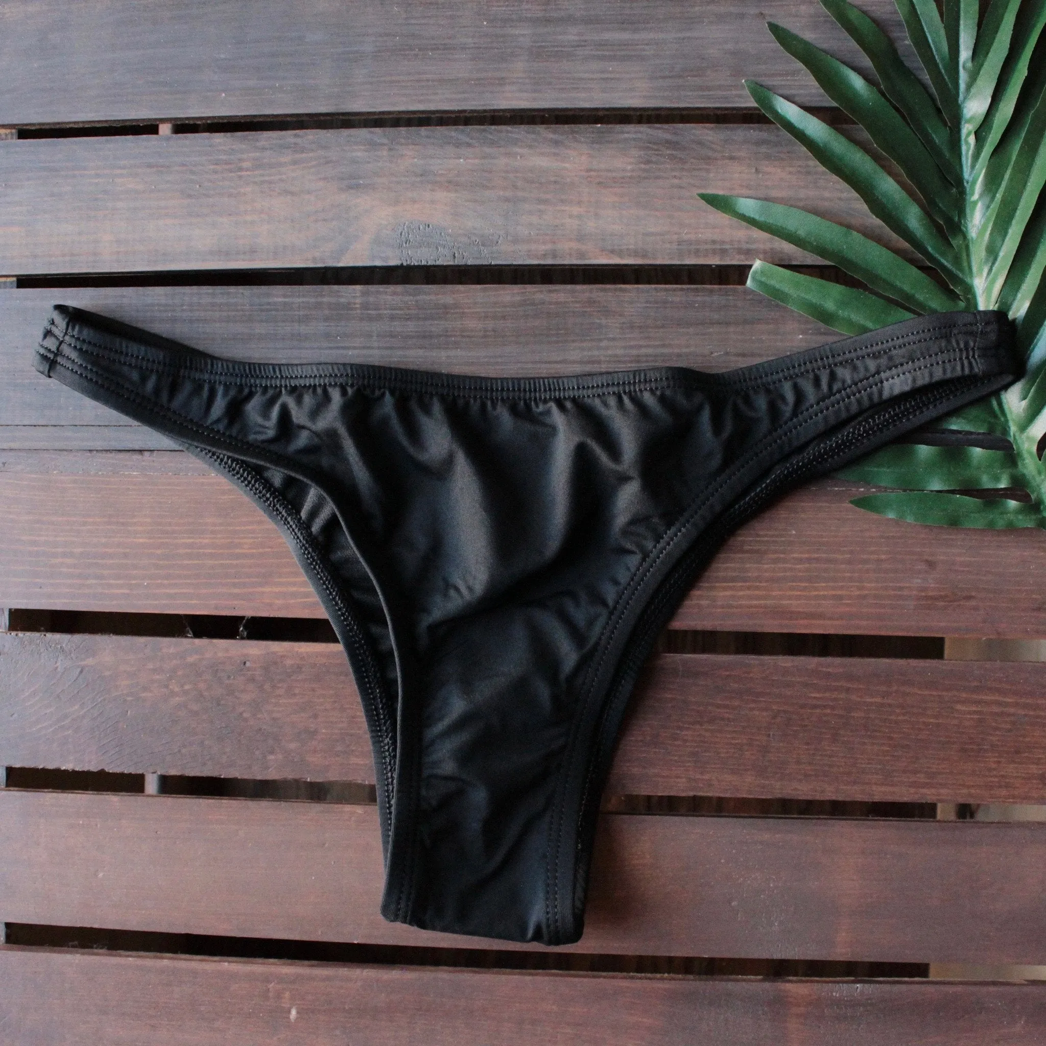 Bikini Lab - Mix & Match Solid Teeny Skimpy Hipster Bottoms