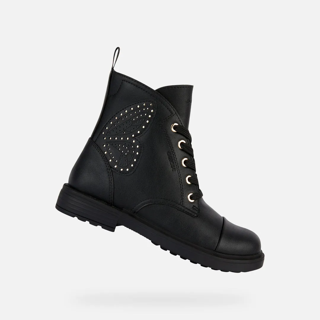 Black Eclair Butterfly Gem Boots