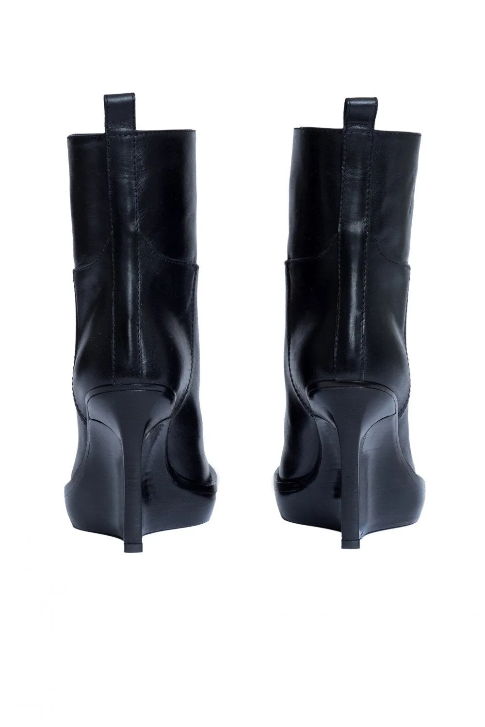 Black Tucson High Heel Boots