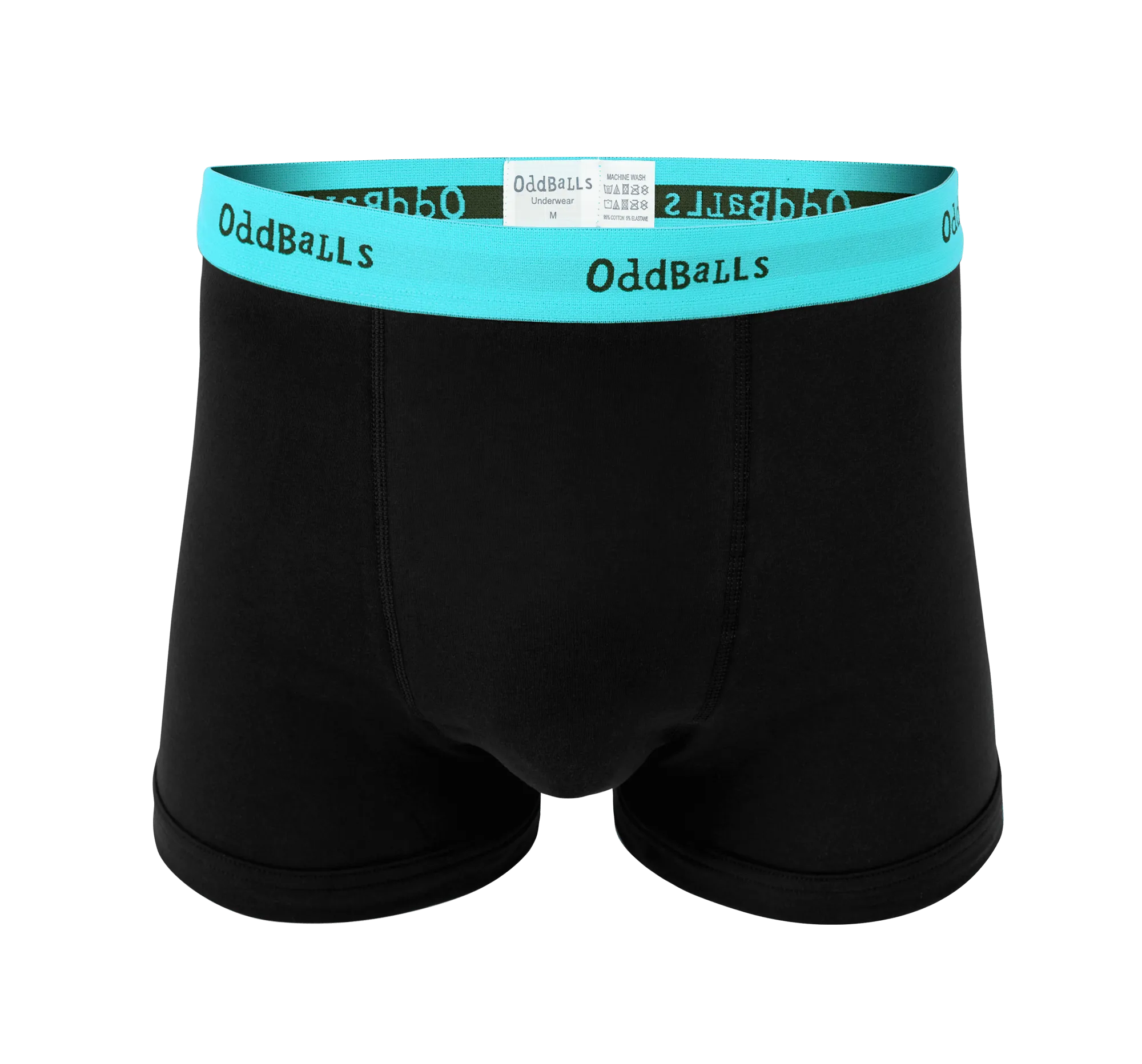 Black/Blue - Mens Boxer Shorts