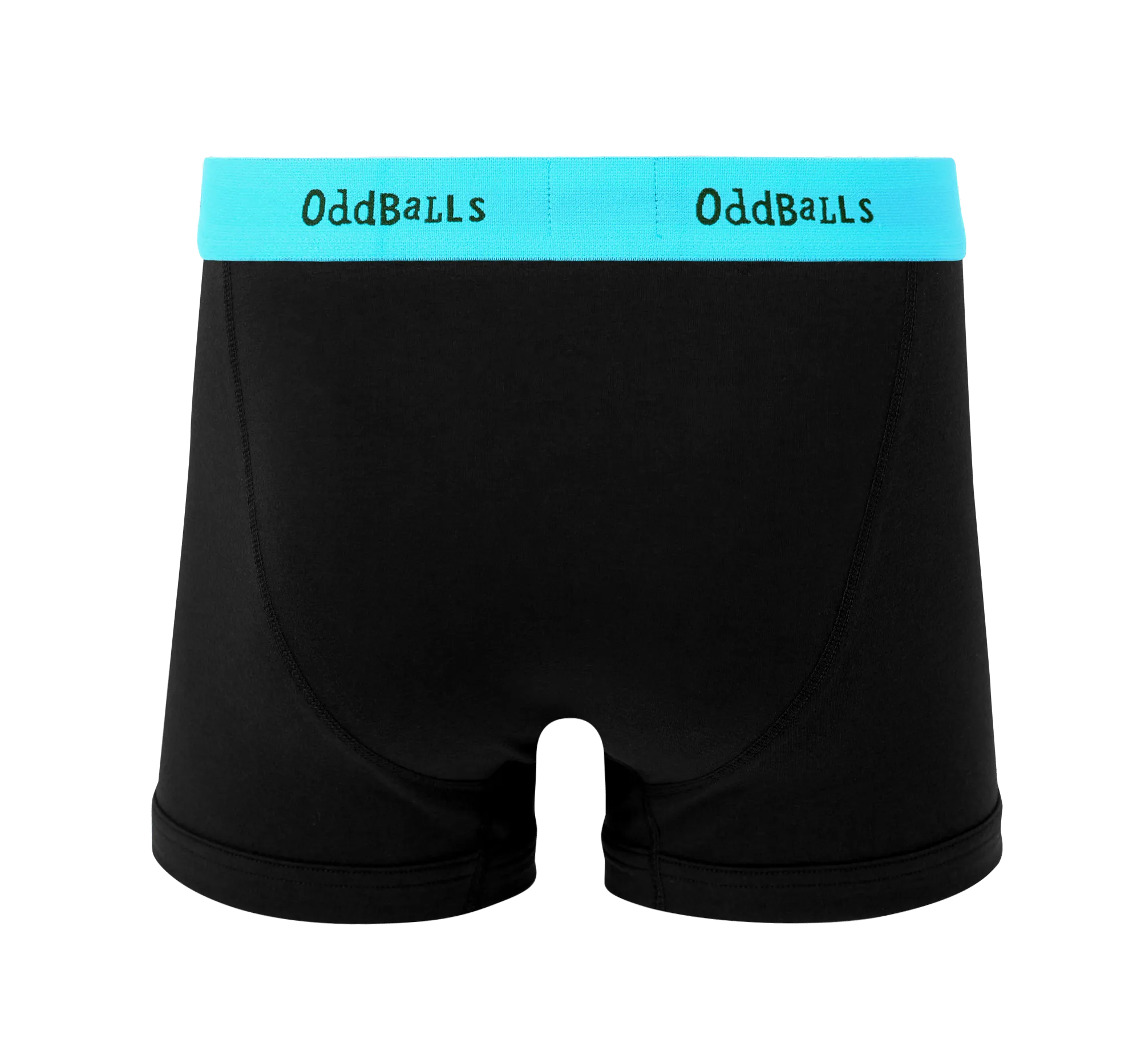 Black/Blue - Mens Boxer Shorts