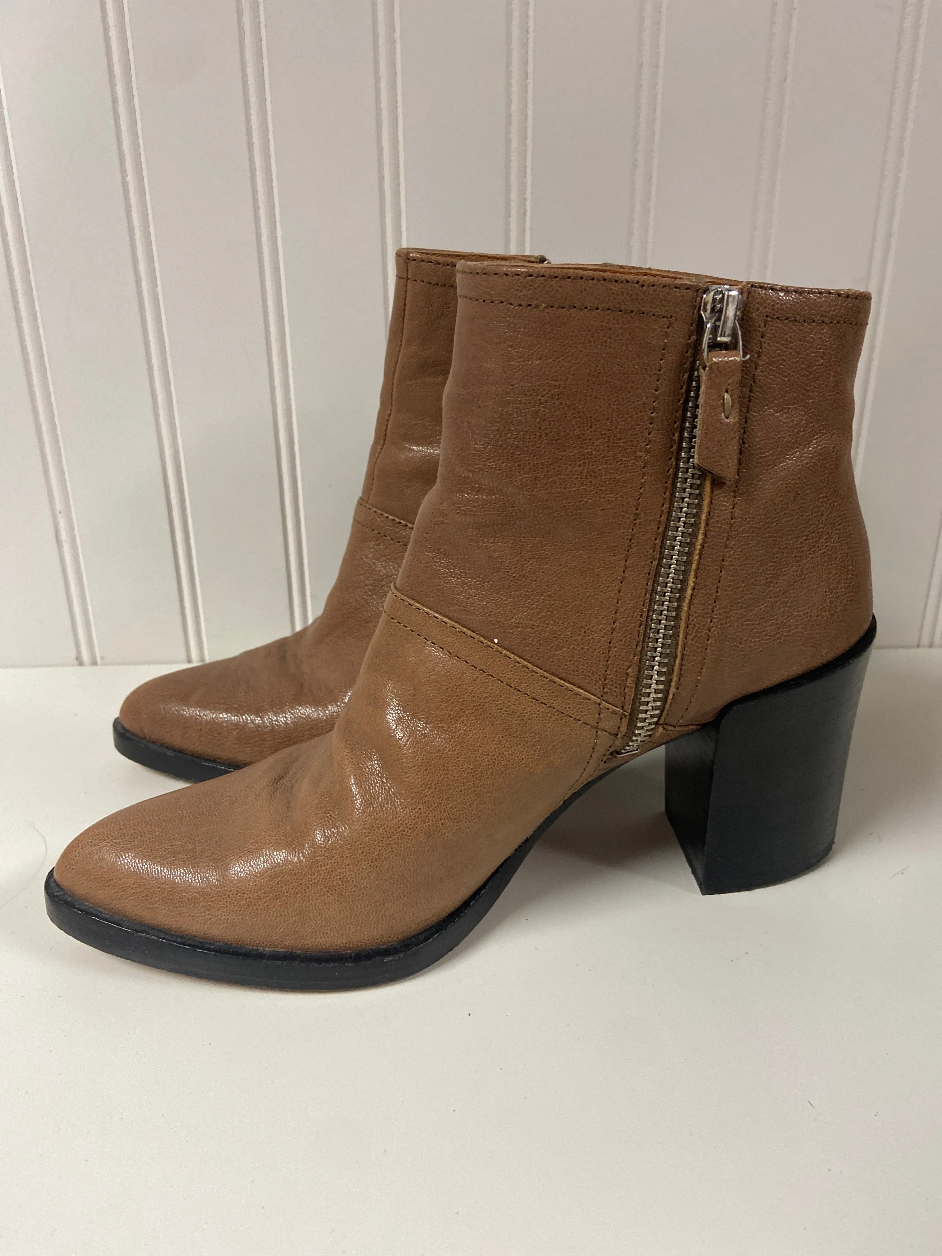 Boots Designer By Derek Lam In Brown, Size: 7