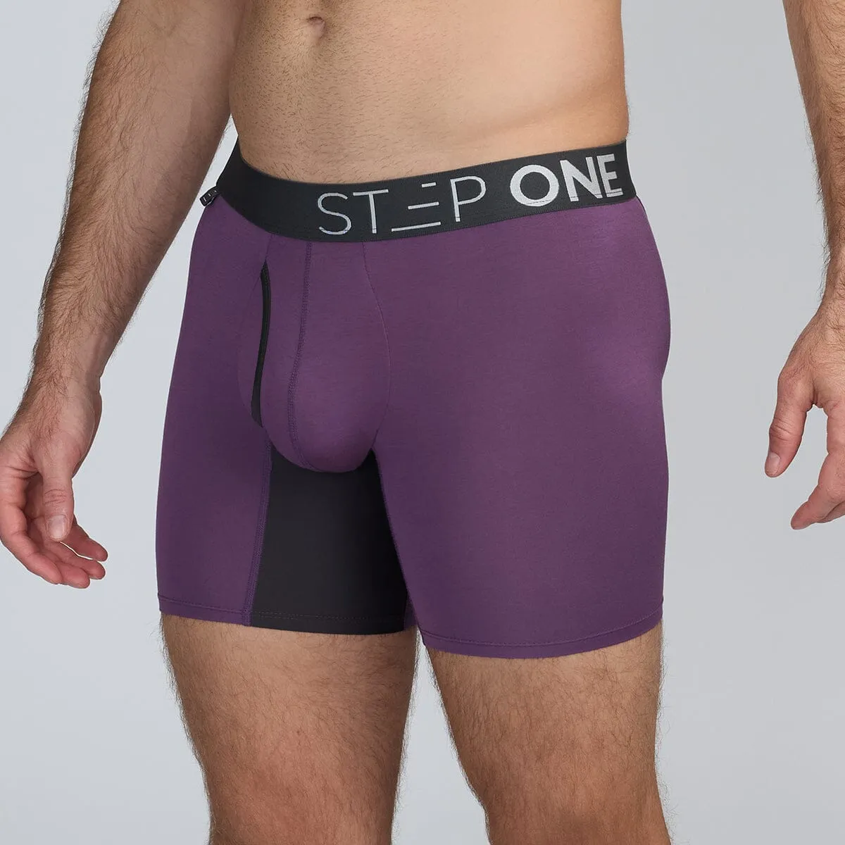 Boxer Brief Fly - Juicy Plums