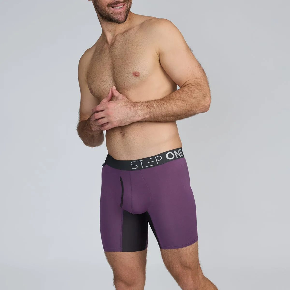 Boxer Brief Fly - Juicy Plums