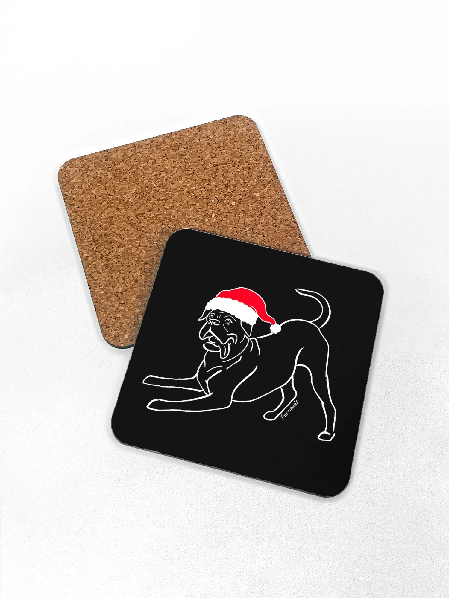 Boxer Christmas Edition Coaster