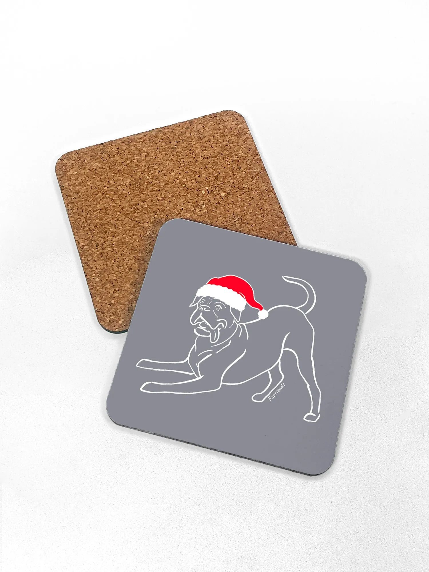 Boxer Christmas Edition Coaster