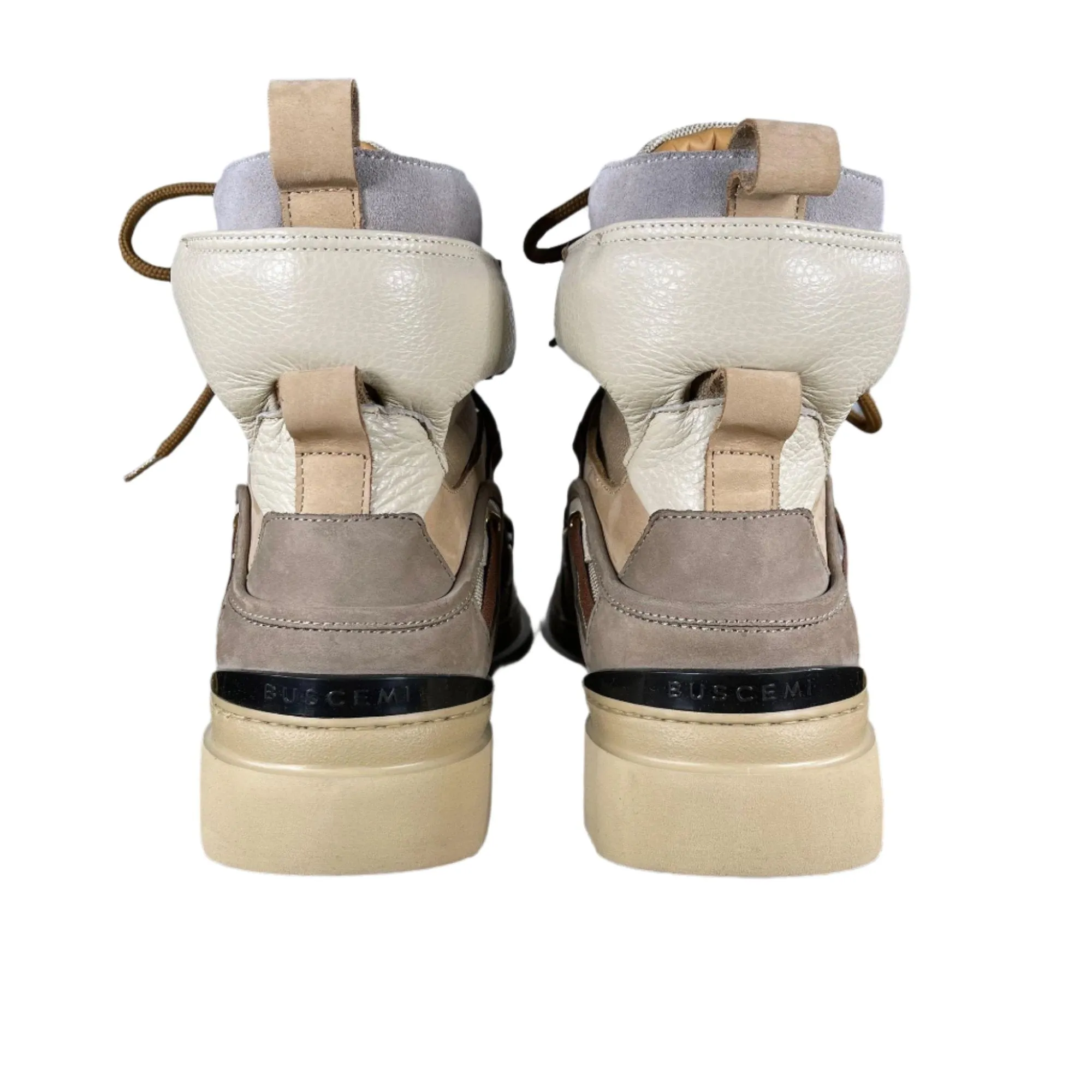 Buscemi Duck Boot Tan Suede Boots