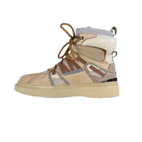 Buscemi Duck Boot Tan Suede Boots