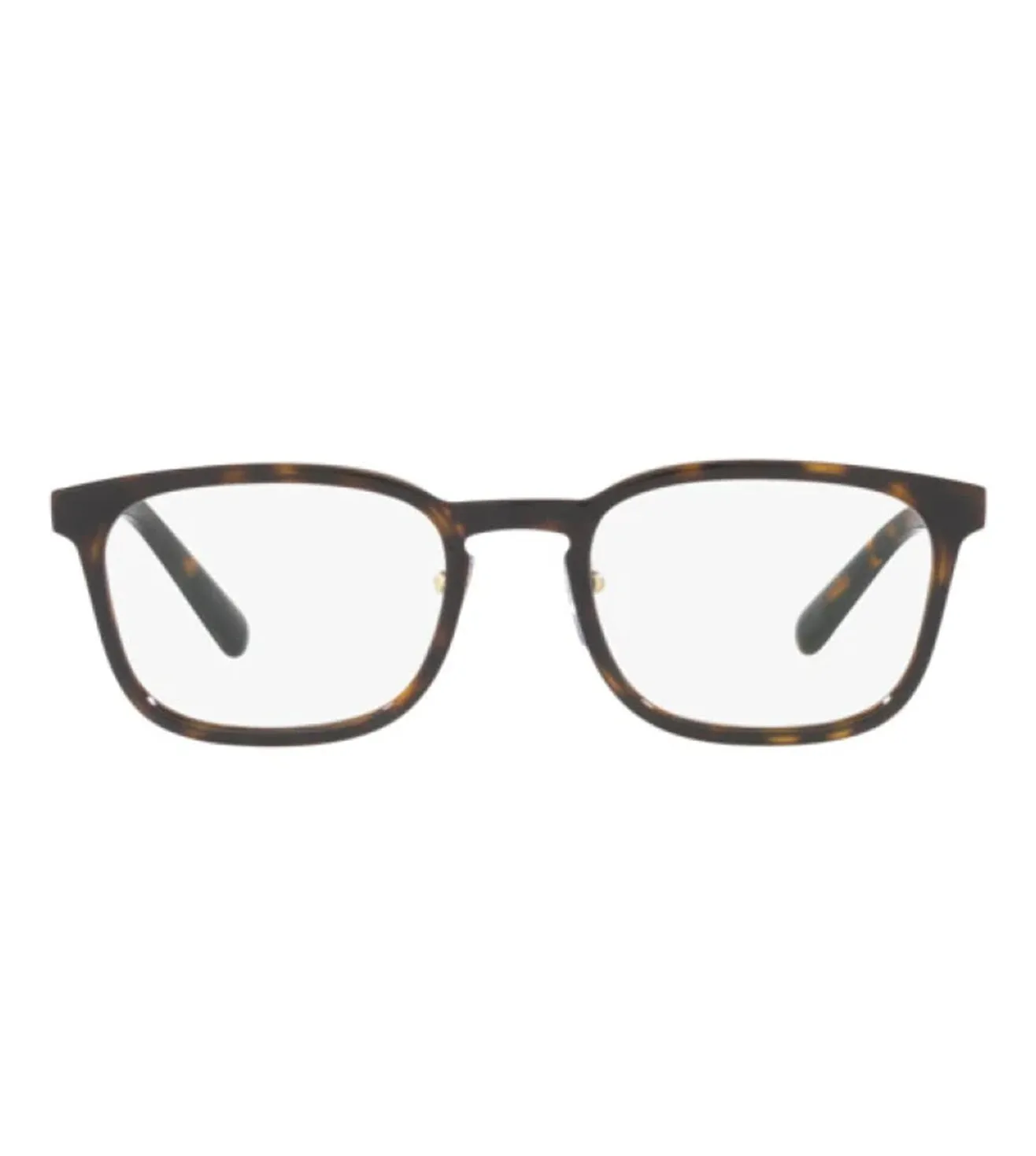 Bvlgari Men Havana Rectangular Optical Frame