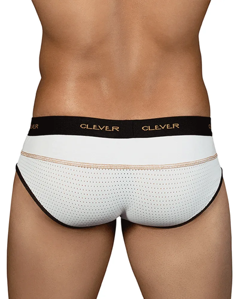 Clever 5317 Sweetness Piping Briefs White