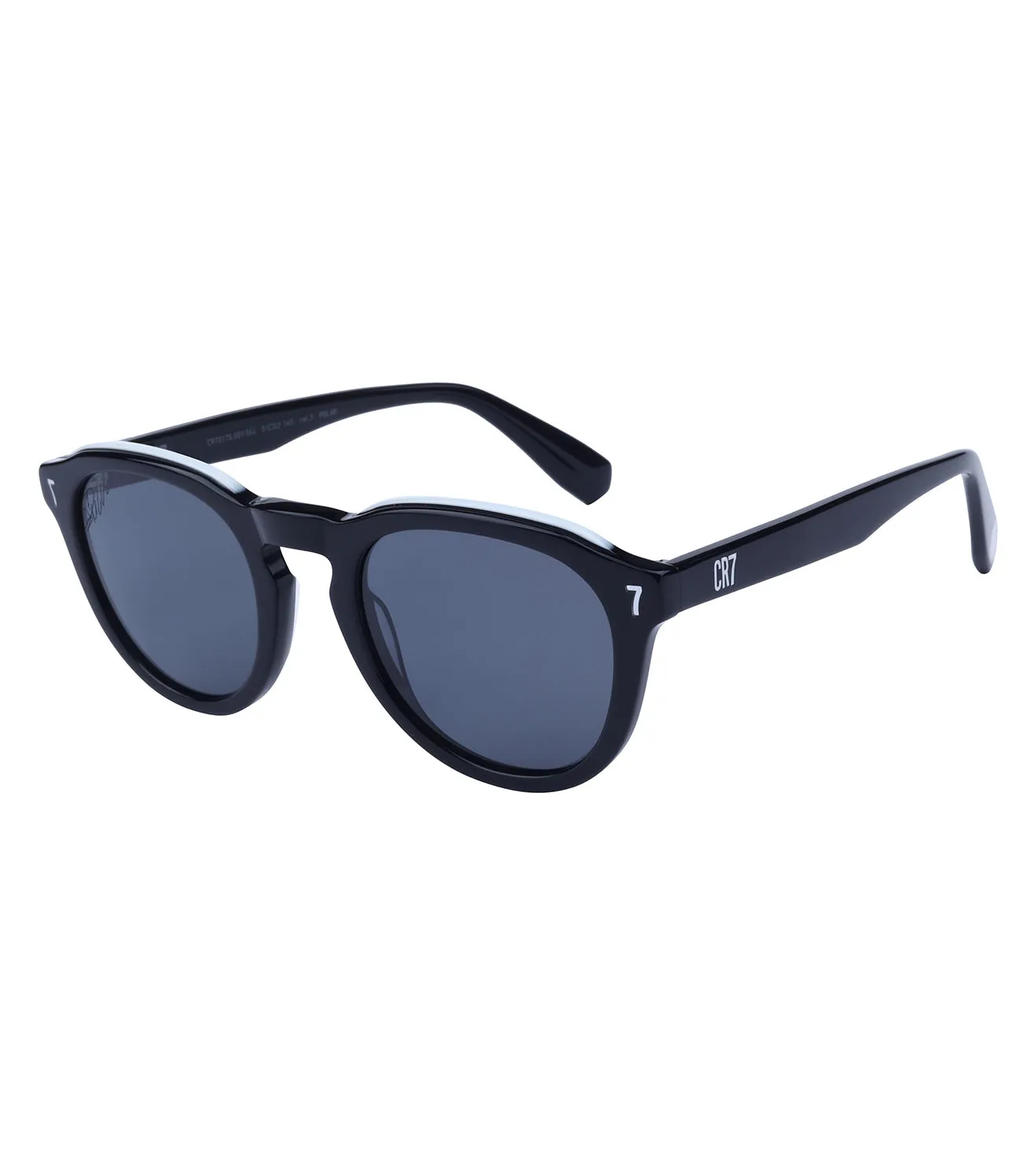 CR7 Men Grey Oval Sunglasses