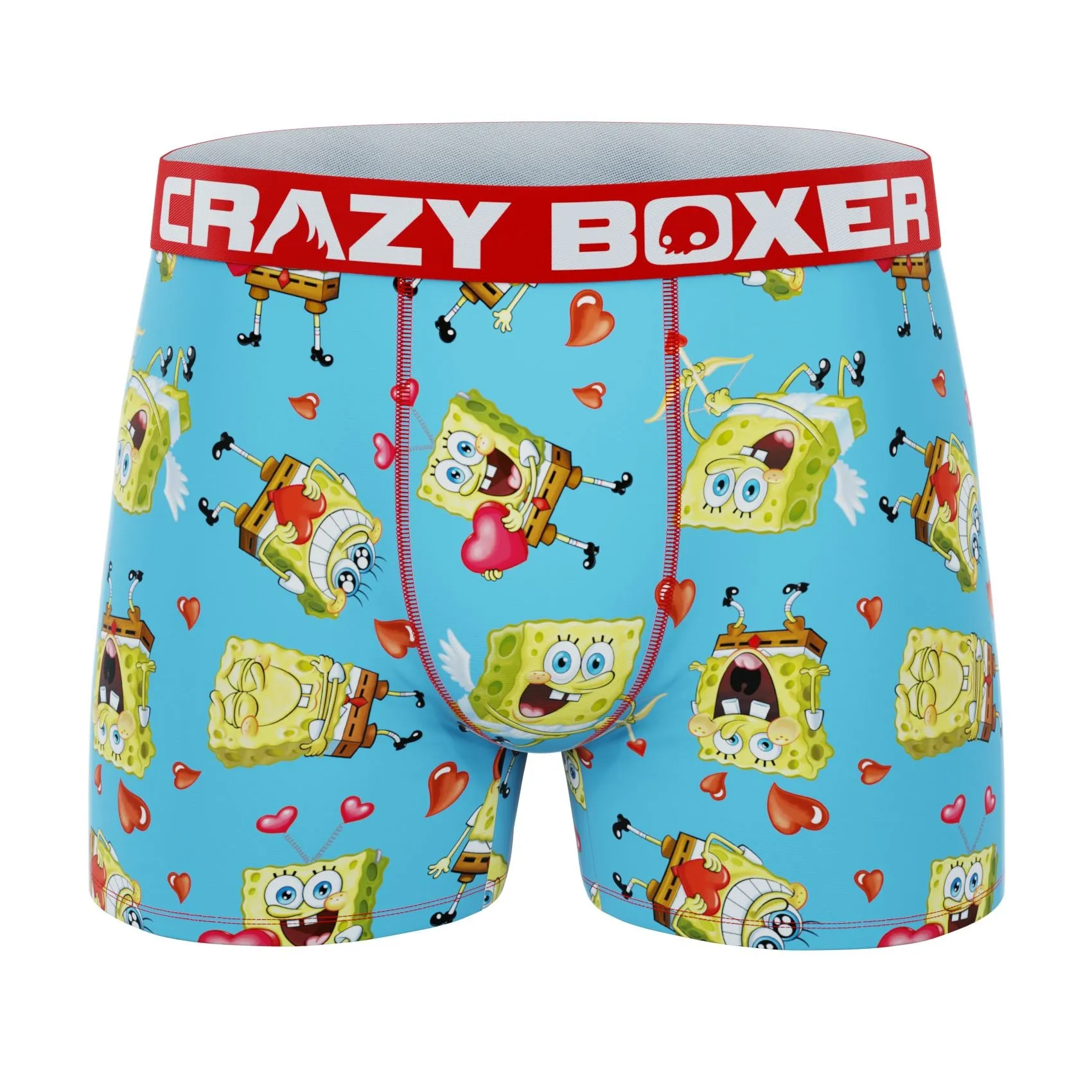 CRAZYBOXER Spongebob Valentine Men's Boxer Briefs