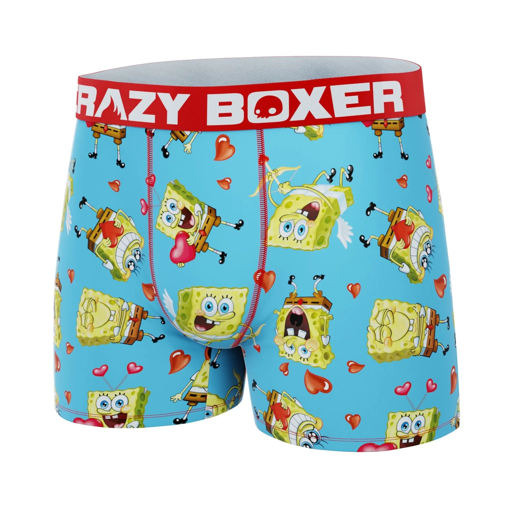 CRAZYBOXER Spongebob Valentine Men's Boxer Briefs