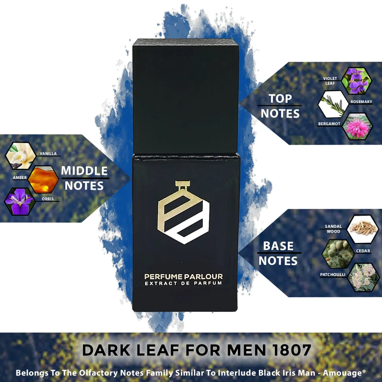 Dark Leaf For Men - 1807