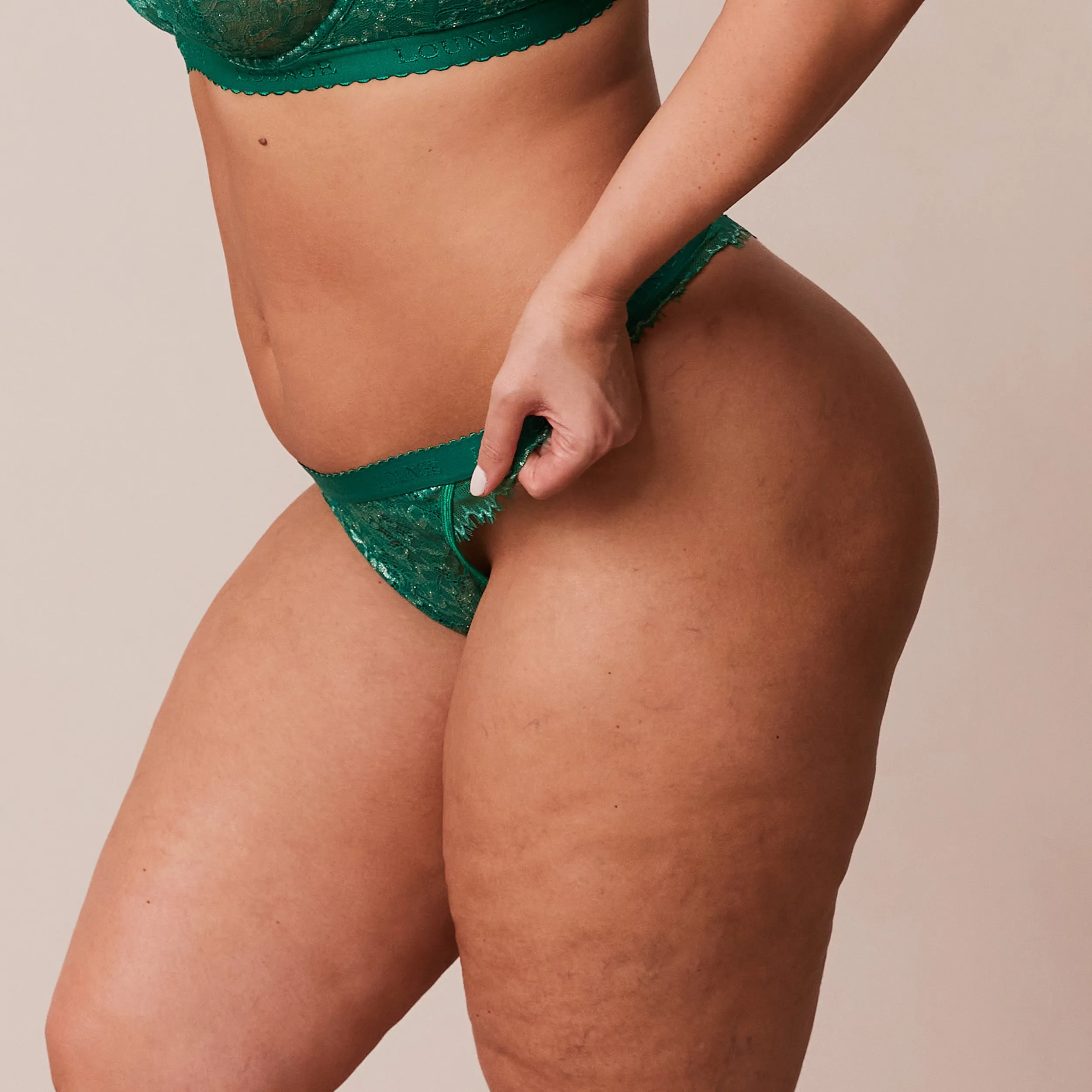 Desire Thong - Emerald