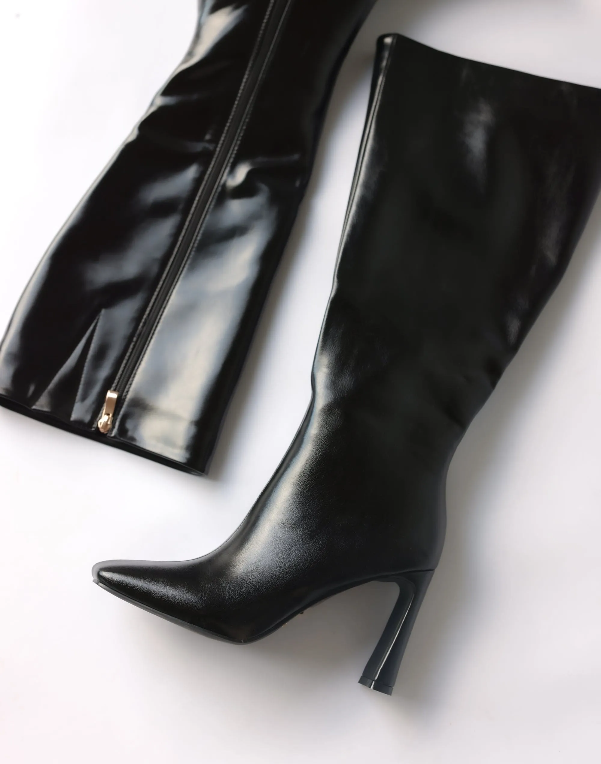 Elliana Boots (Black Shimmer) - By Billini