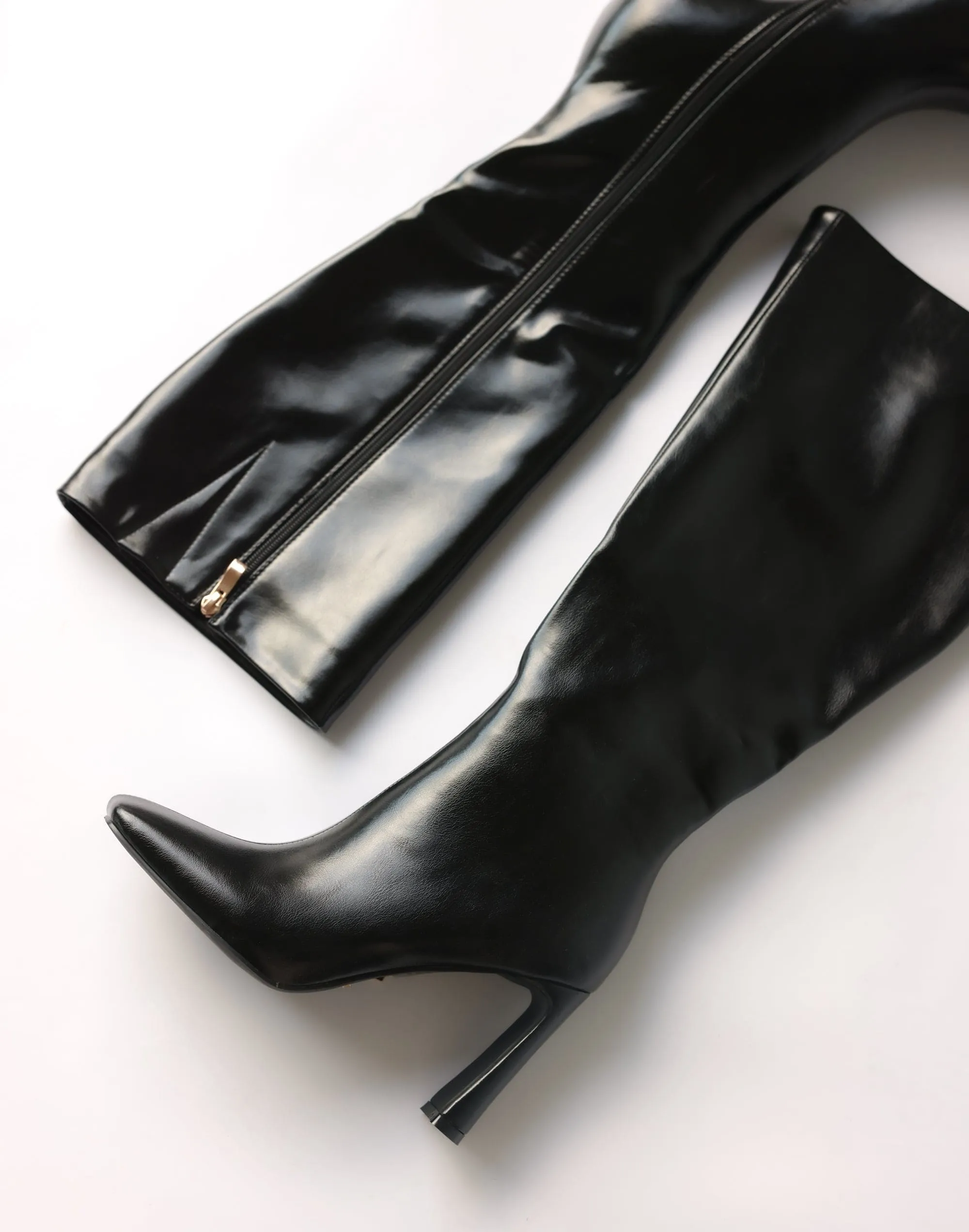 Elliana Boots (Black Shimmer) - By Billini