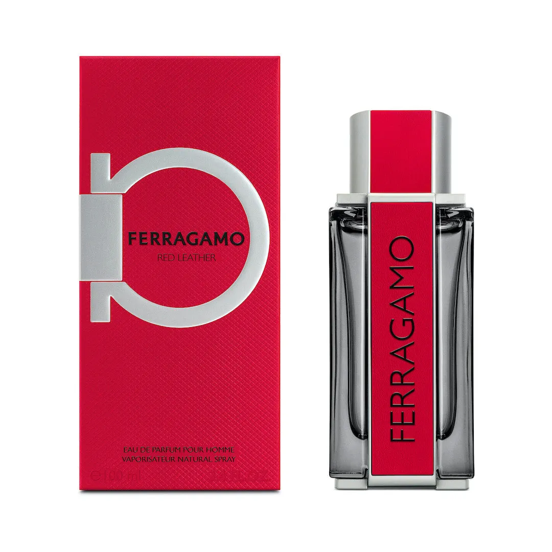 Ferragamo Red Leather Men EDP