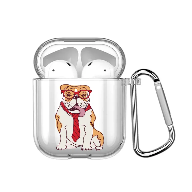 Hipster BullDog Airpods Case