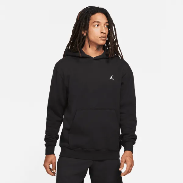 Jordan Mens Essential Black Fleece Pullover Hoodie