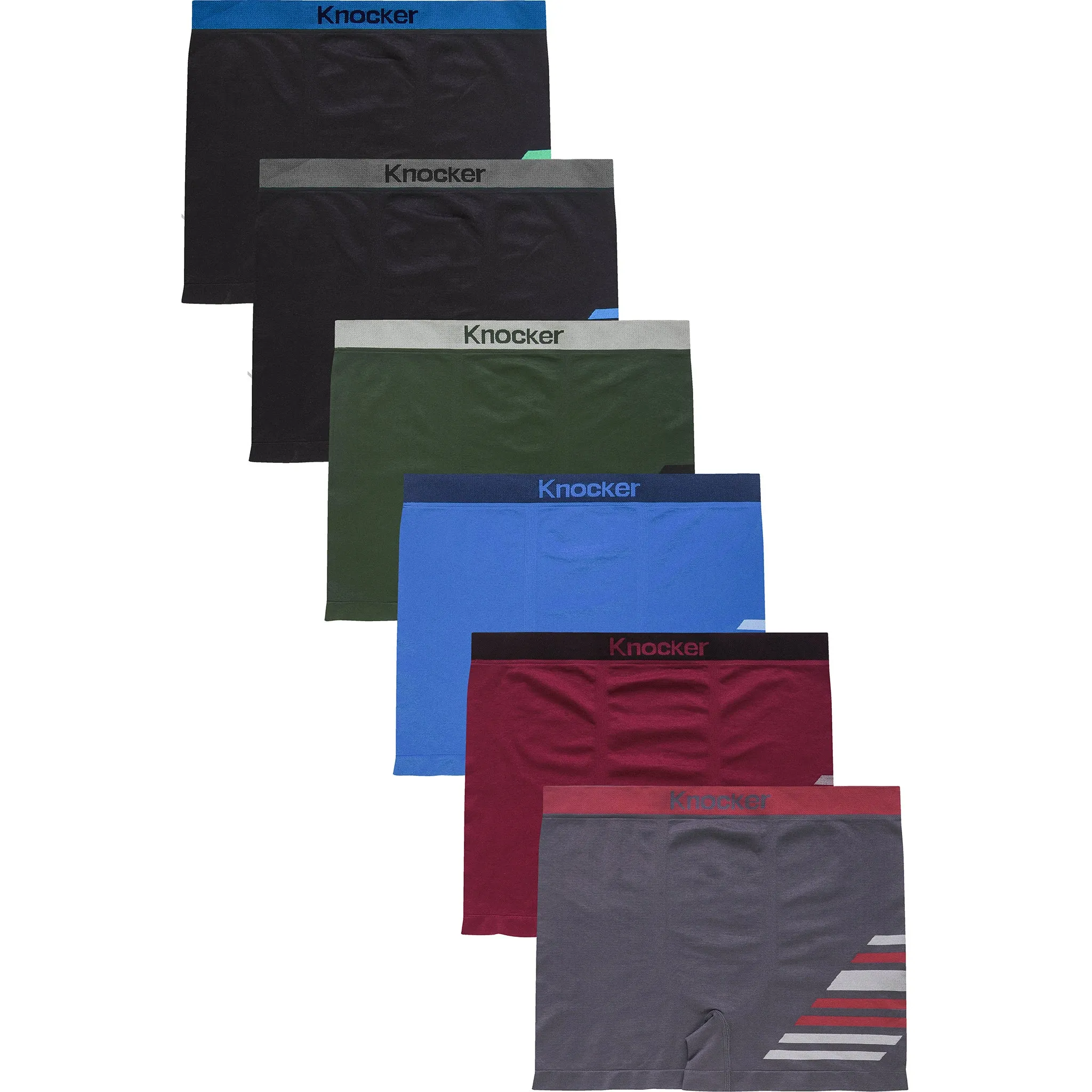 KNOCKER MEN'S SEAMLESS BOXER BRIEFS (MS061M)