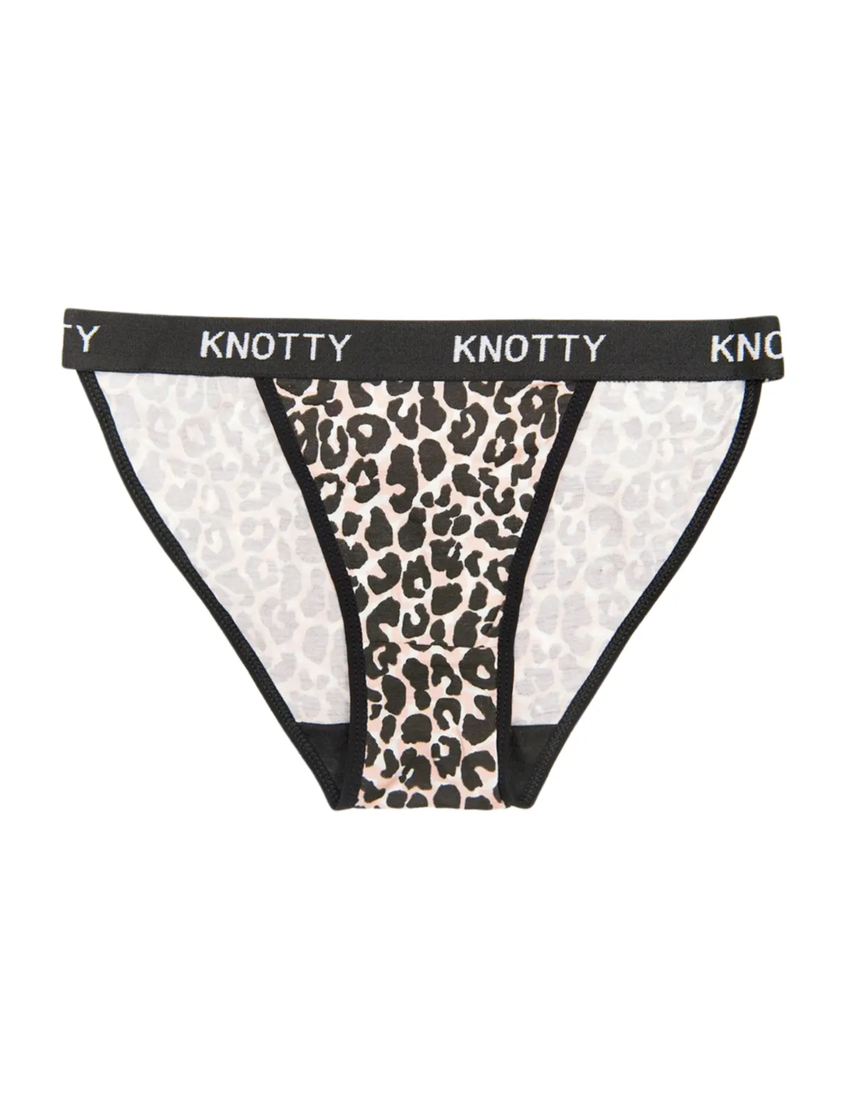 Leopard Cotton Knotty Banded Briefs