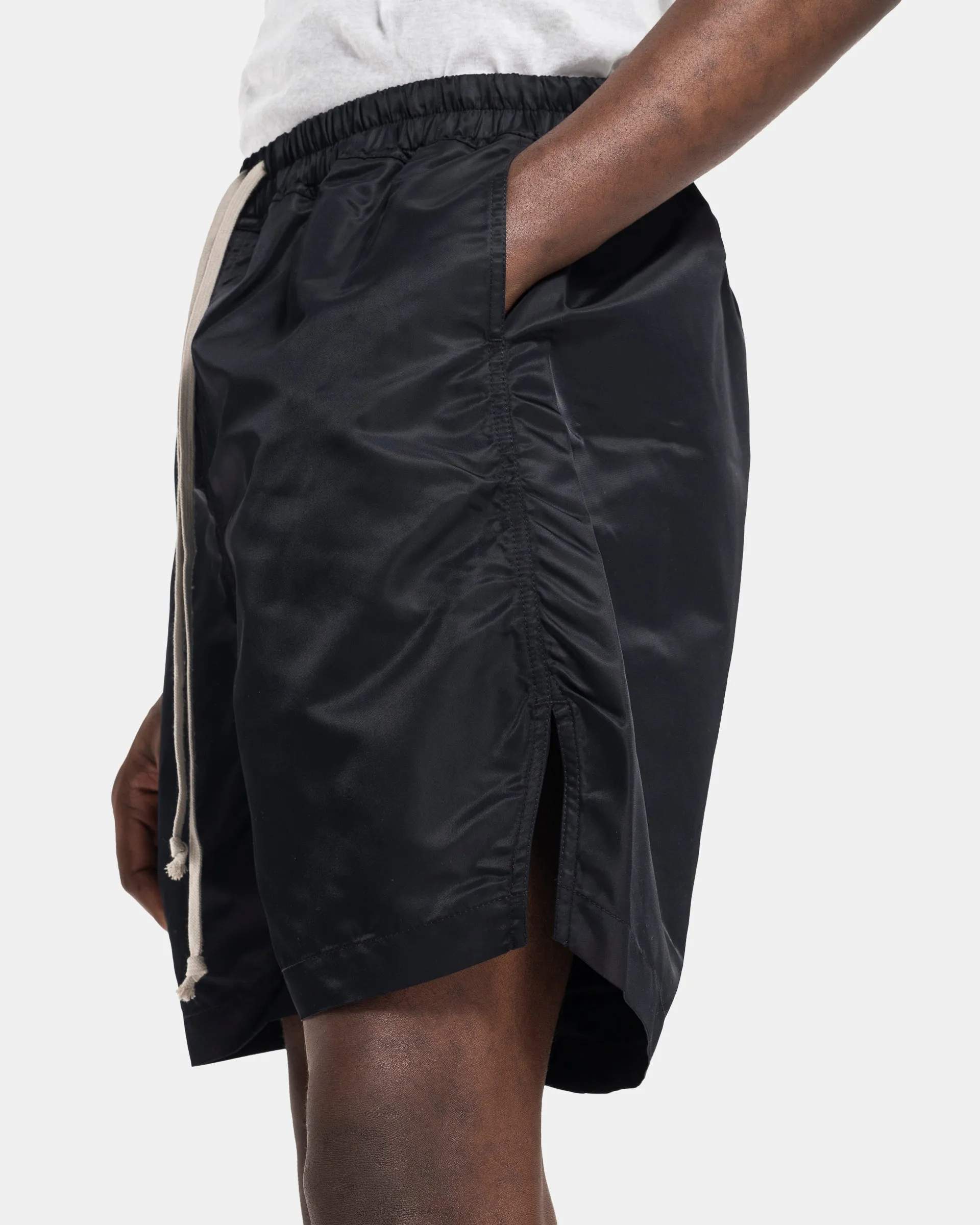 Long Boxer Shorts in Black