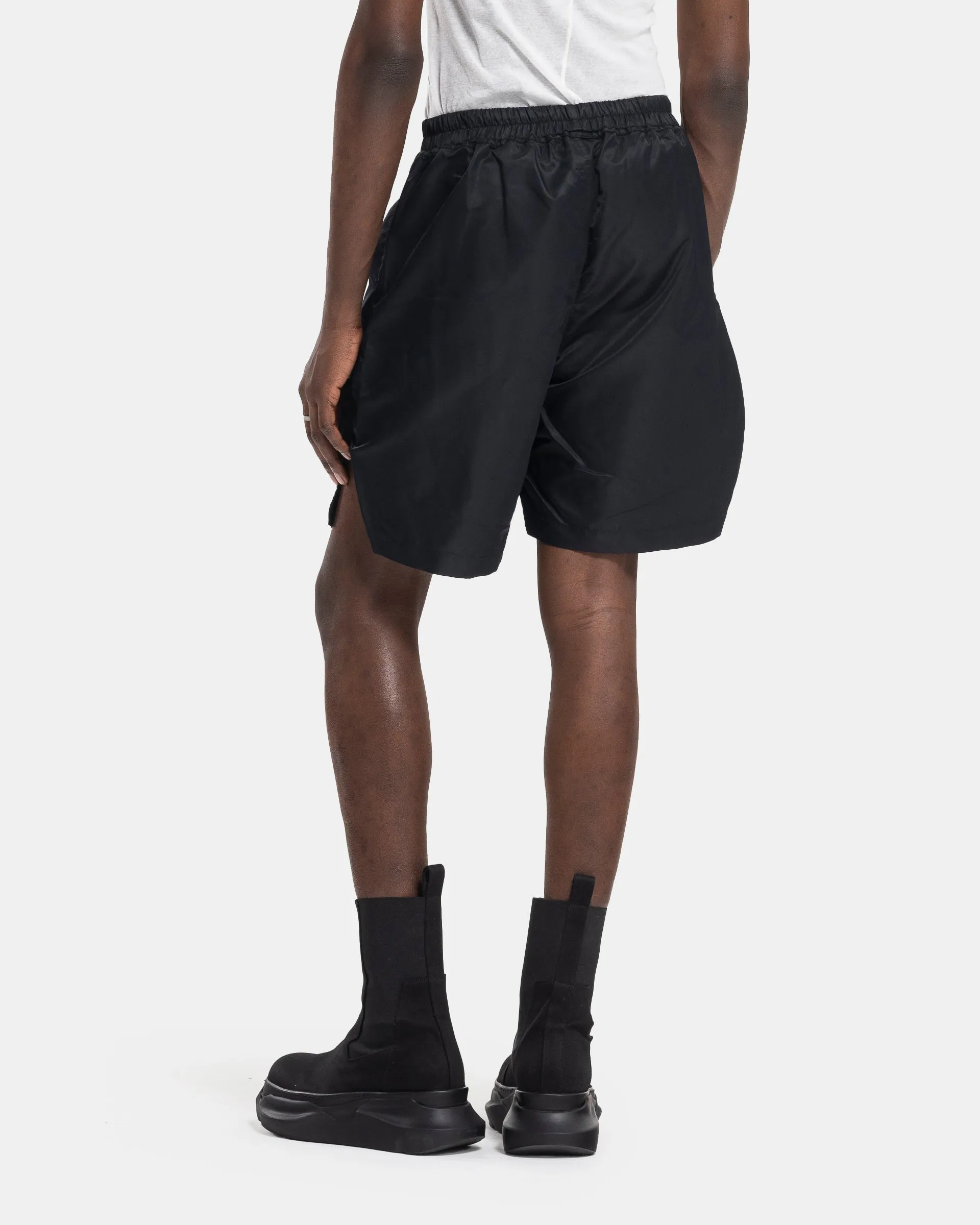 Long Boxer Shorts in Black