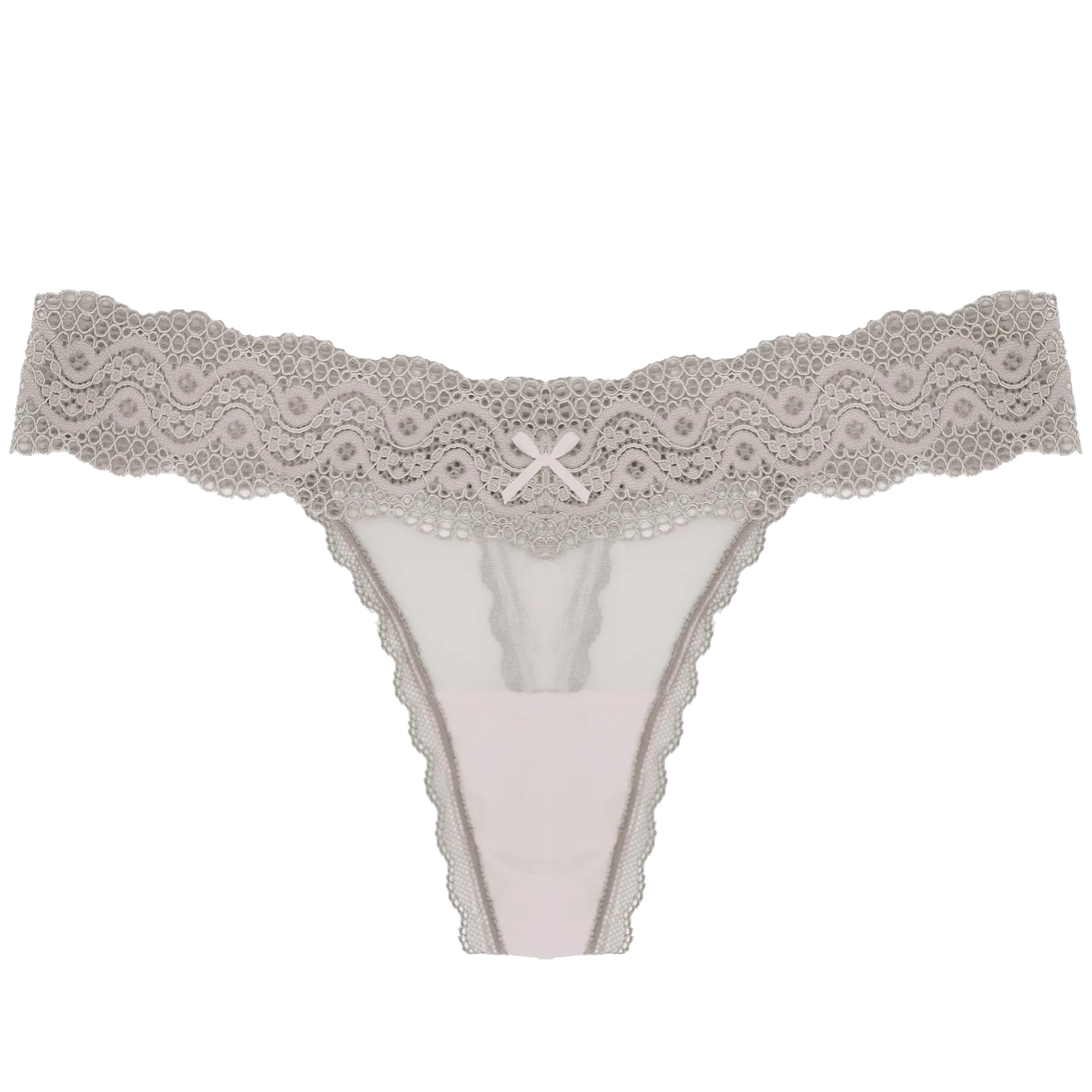 Luxe Lace Thong | Mocha