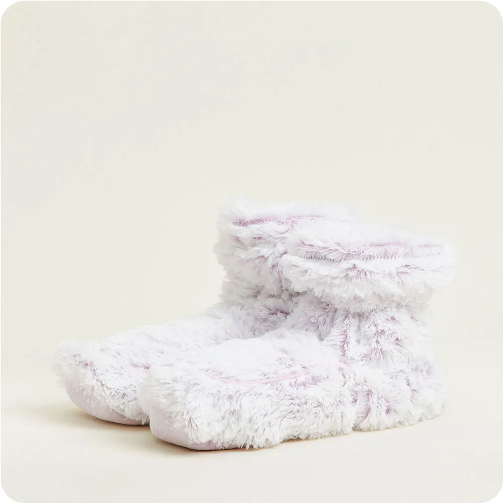 Marshmallow Lavender Warmies Boots