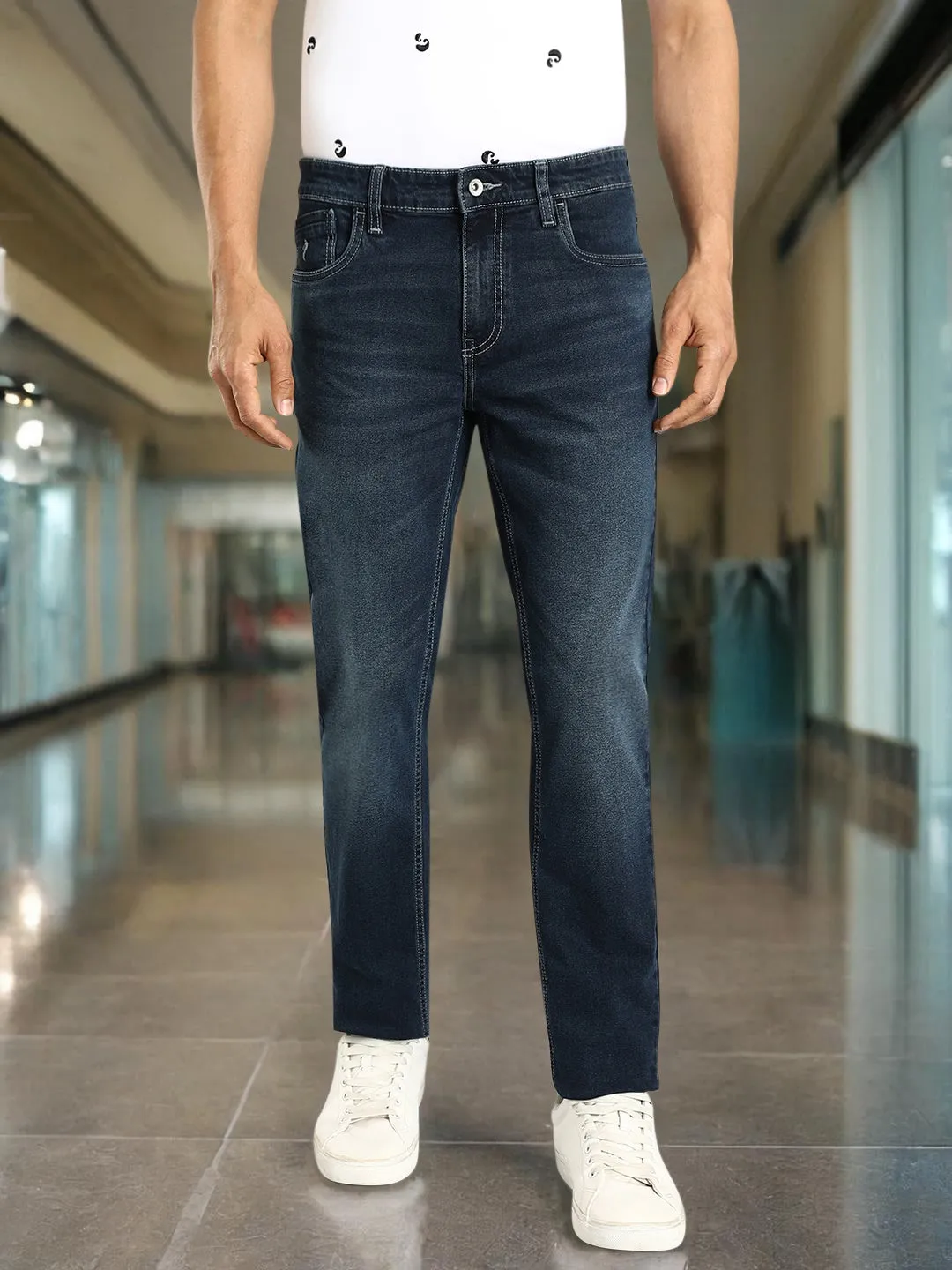 Men Brooklyn Fit Stretchable Jeans