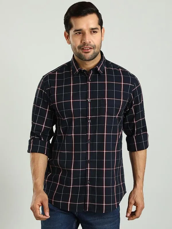 Men Checked Full Sleeve Cotton Shirt