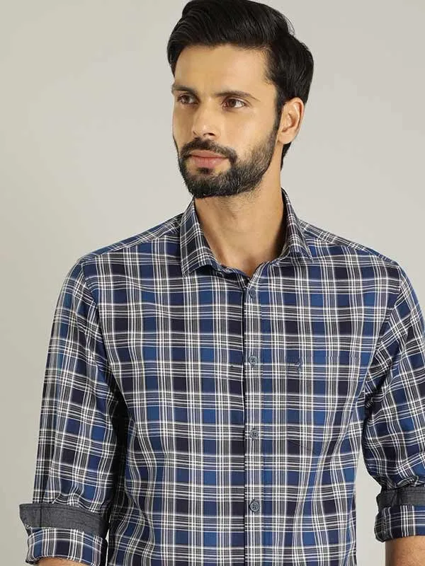 Men Checked Full Sleeve Cotton Shirt