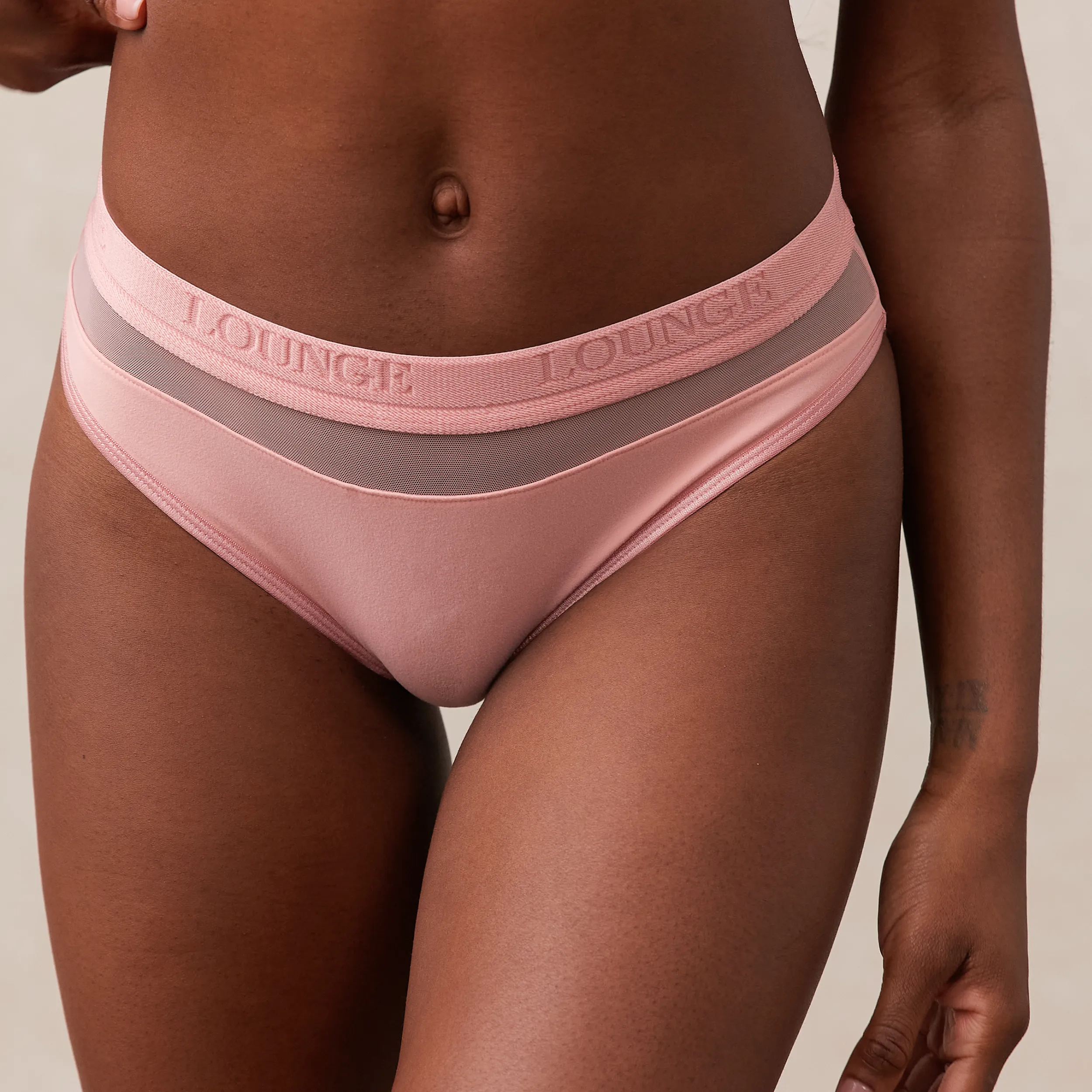 Mesh Briefs - Pink