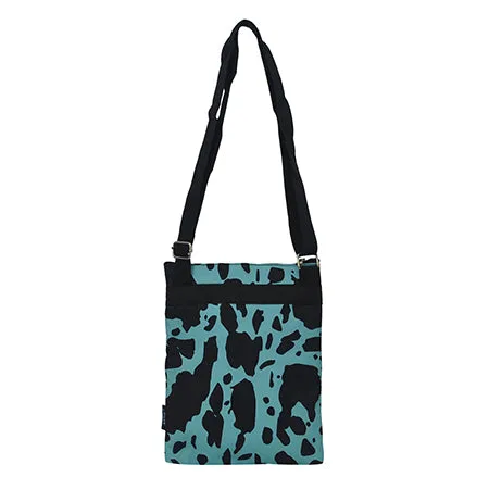 Neon Cow Turquoise NGIL Messenger Hipster Bag