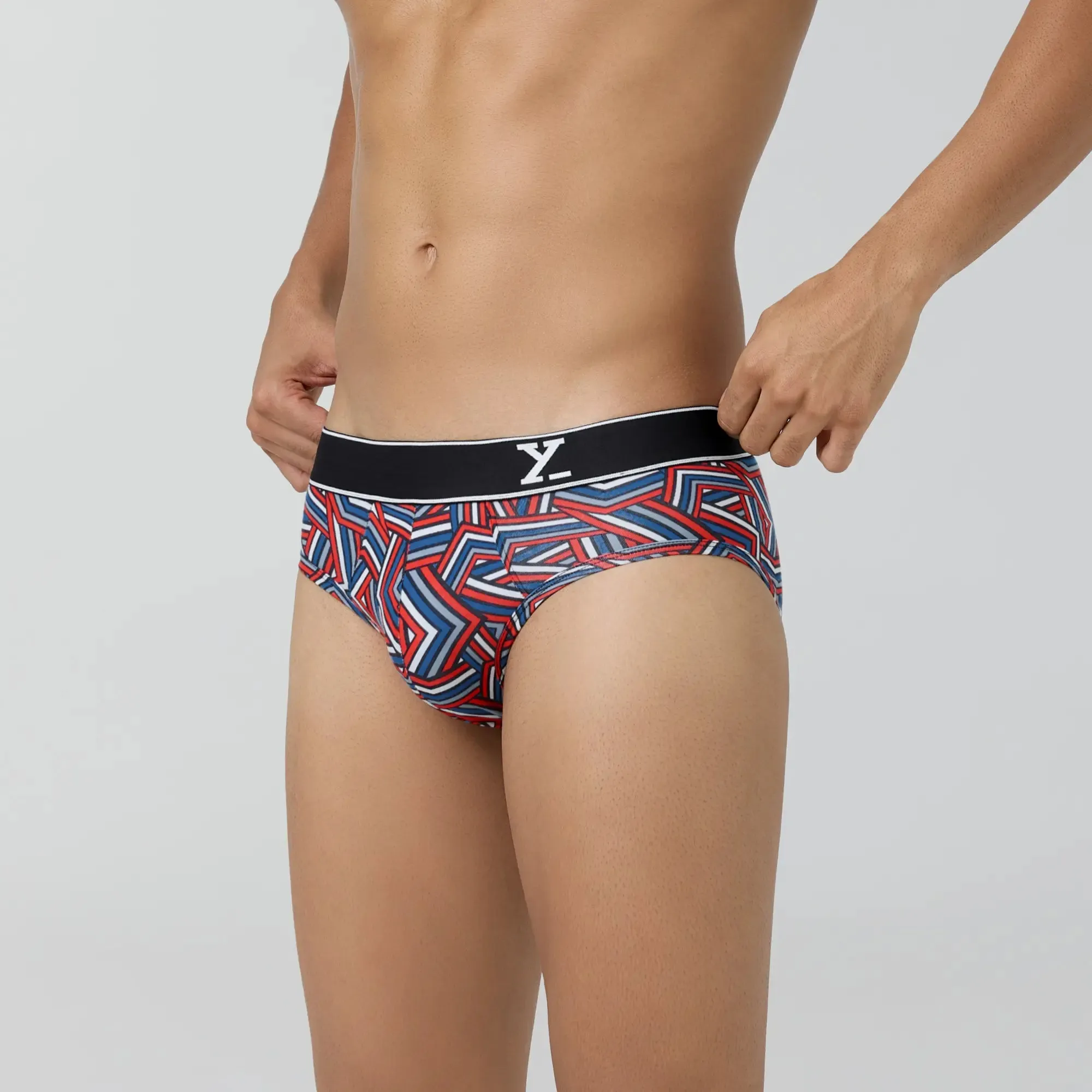 Parallax Cotton Briefs Red Stripes