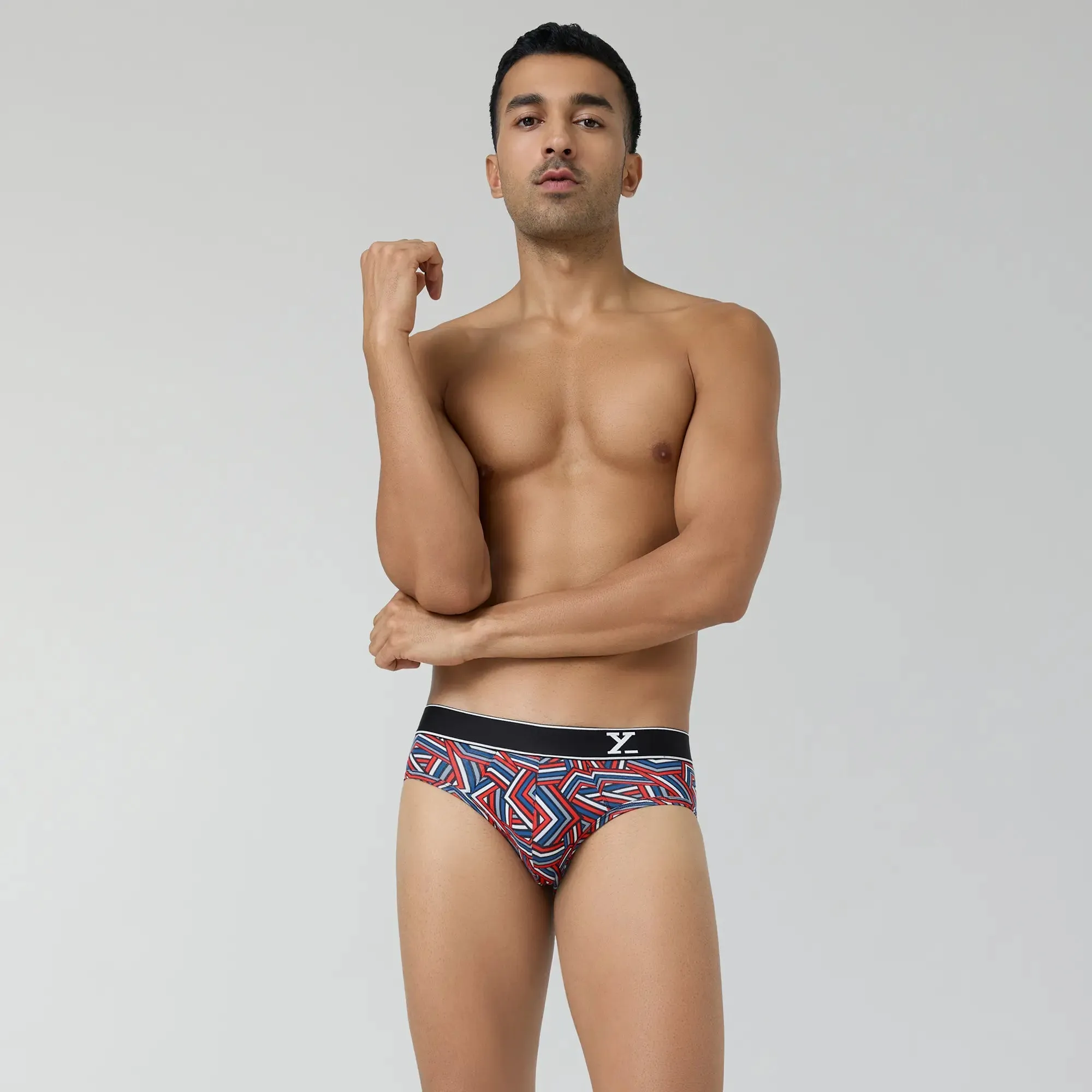 Parallax Cotton Briefs Red Stripes