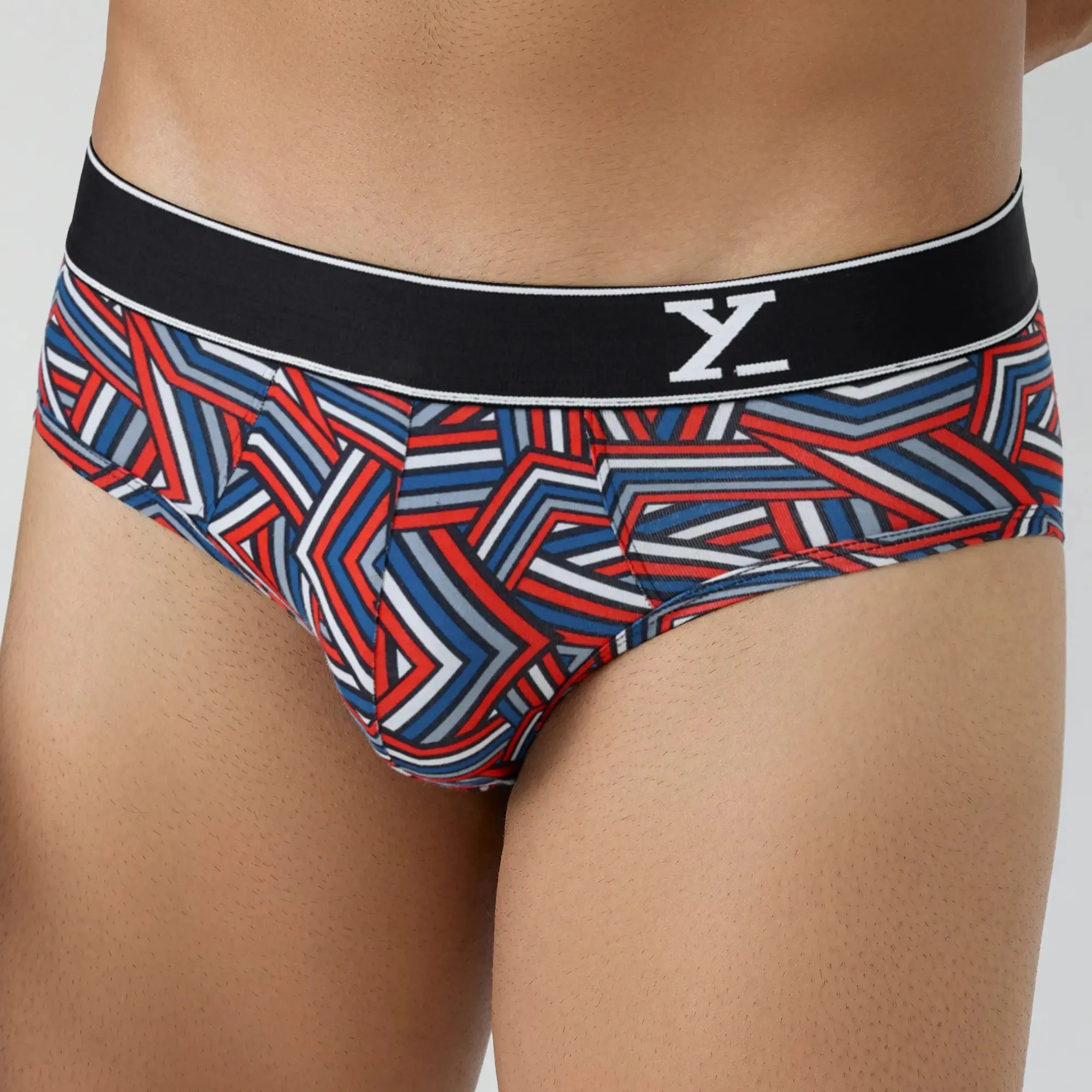 Parallax Cotton Briefs Red Stripes