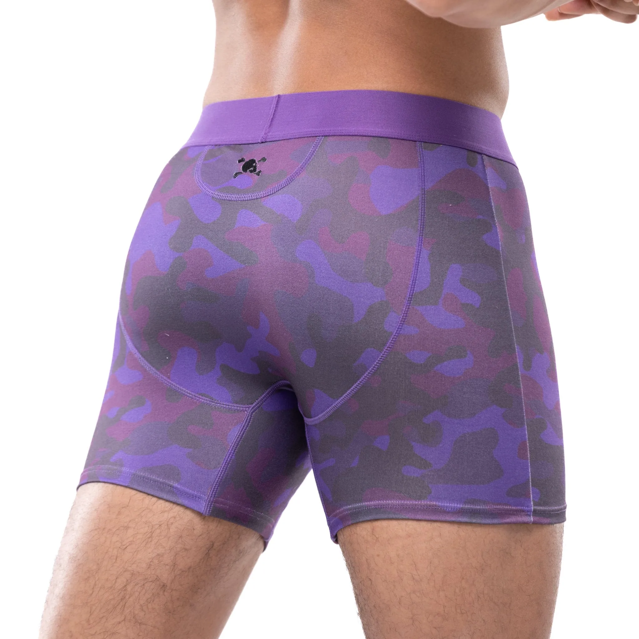 Purple Camo Boxer Brief