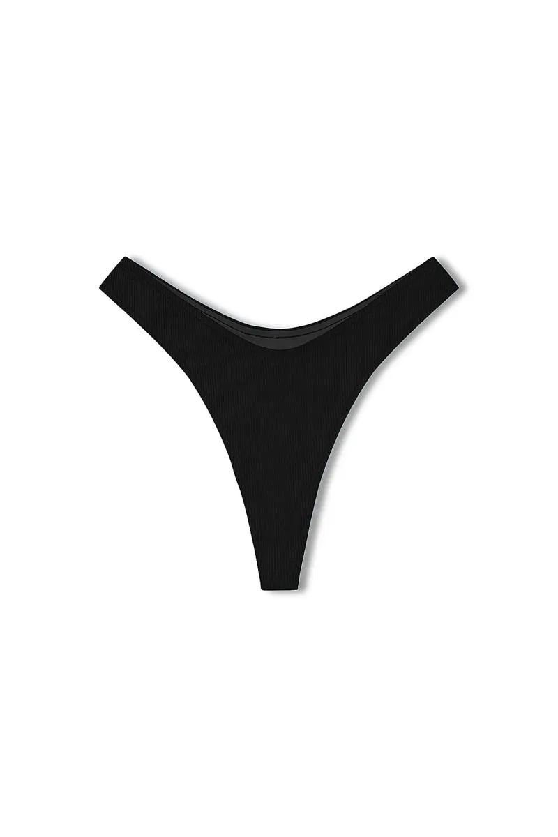 Signature Thong Brief - Black