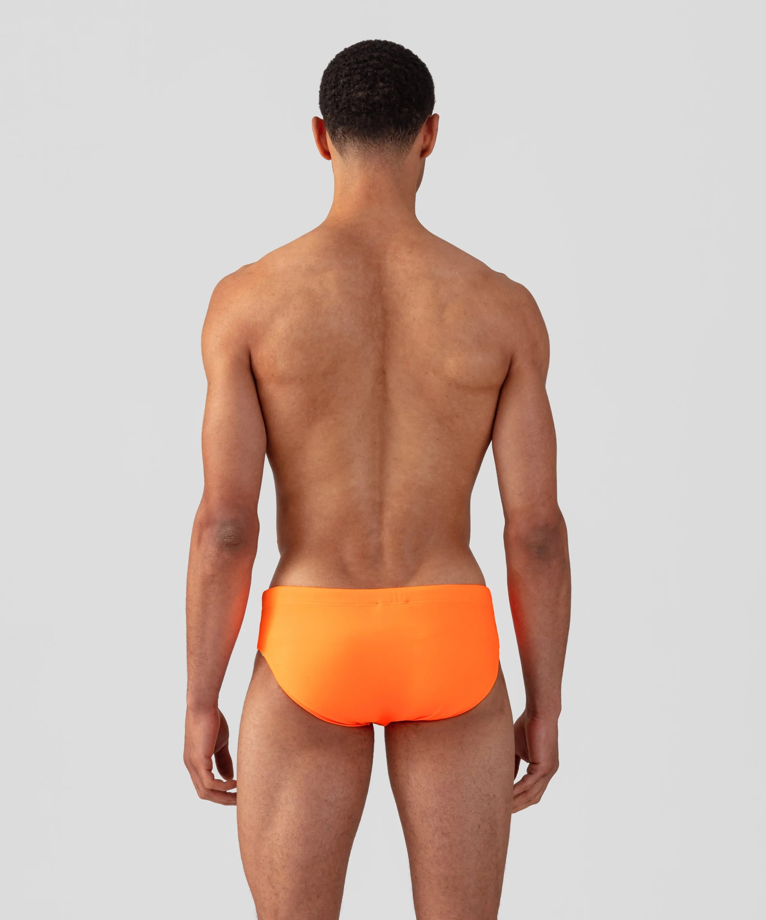 Swim Briefs: Neon Orange