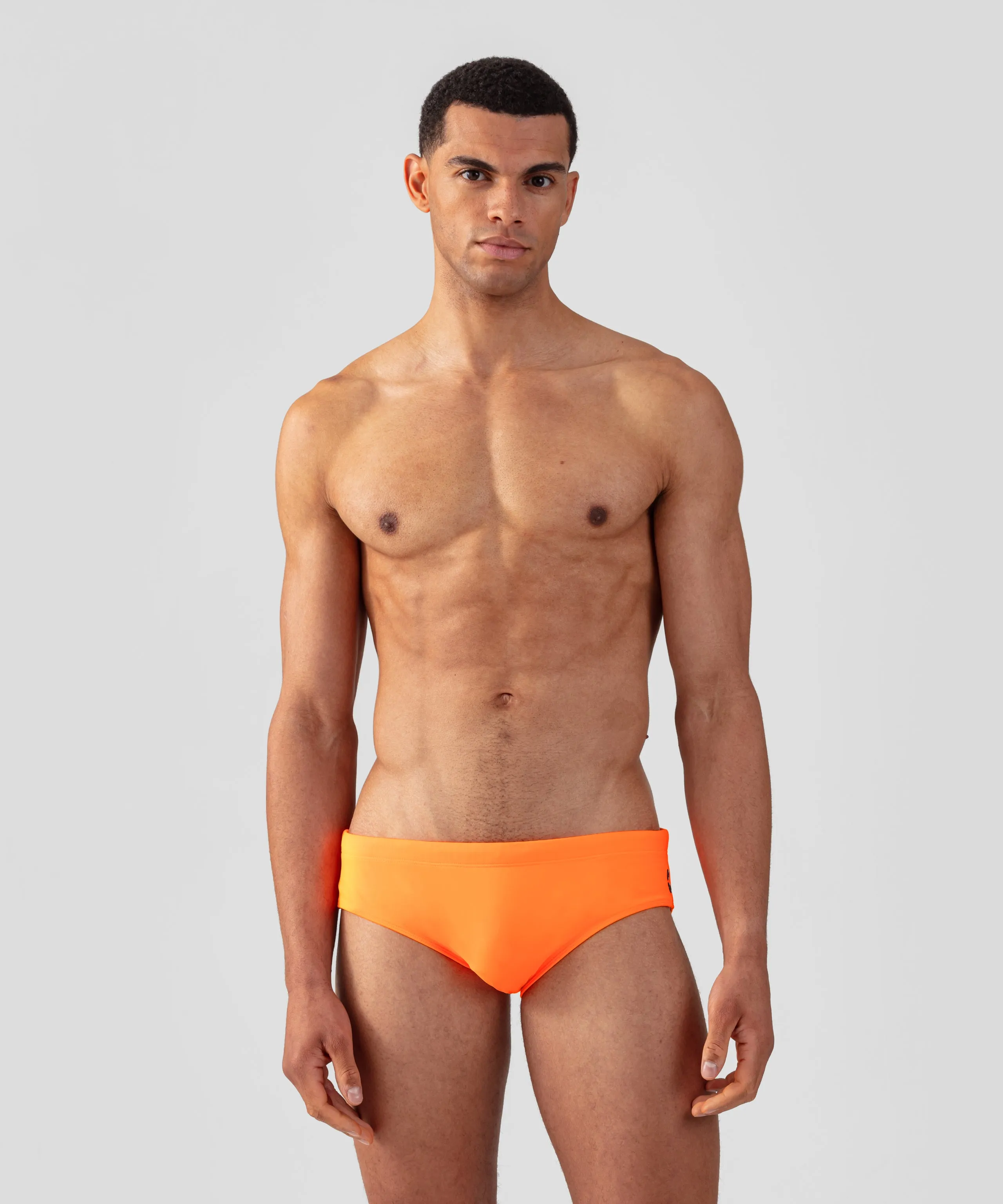 Swim Briefs: Neon Orange